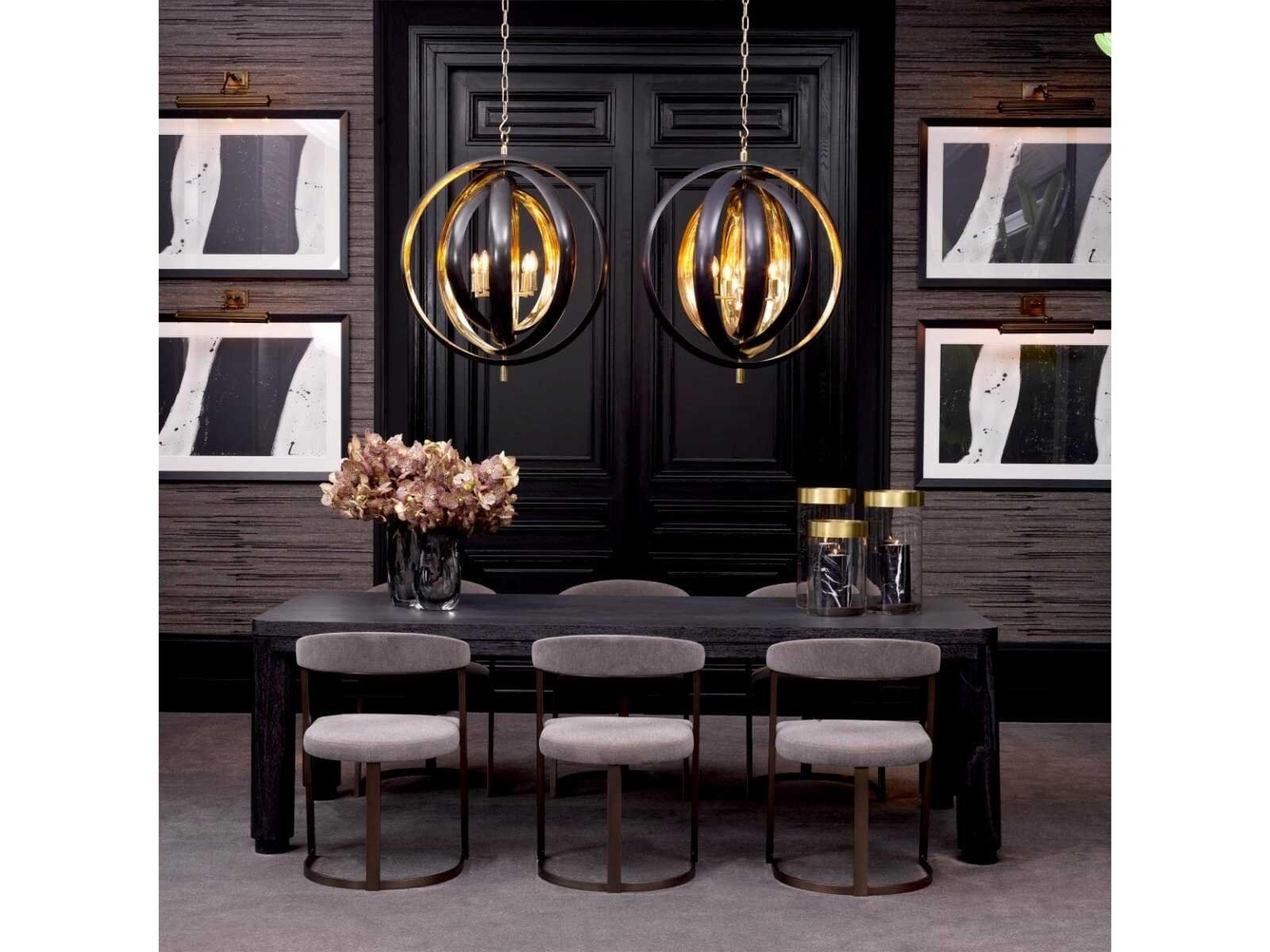 Eichholtz Atelier Oak Wood Dining Room Set