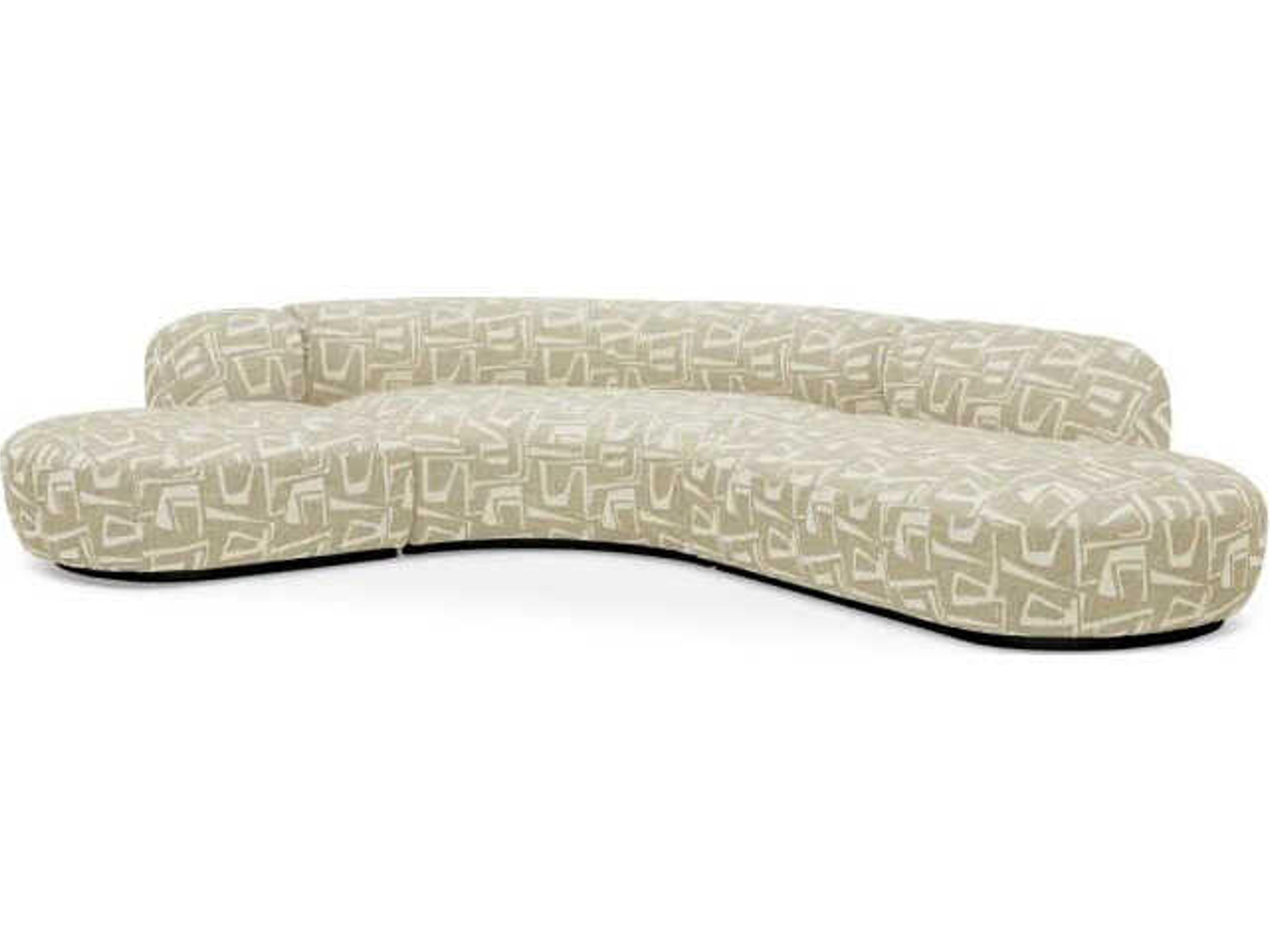 Bjorn Gray Upholstered Sectional Sofa