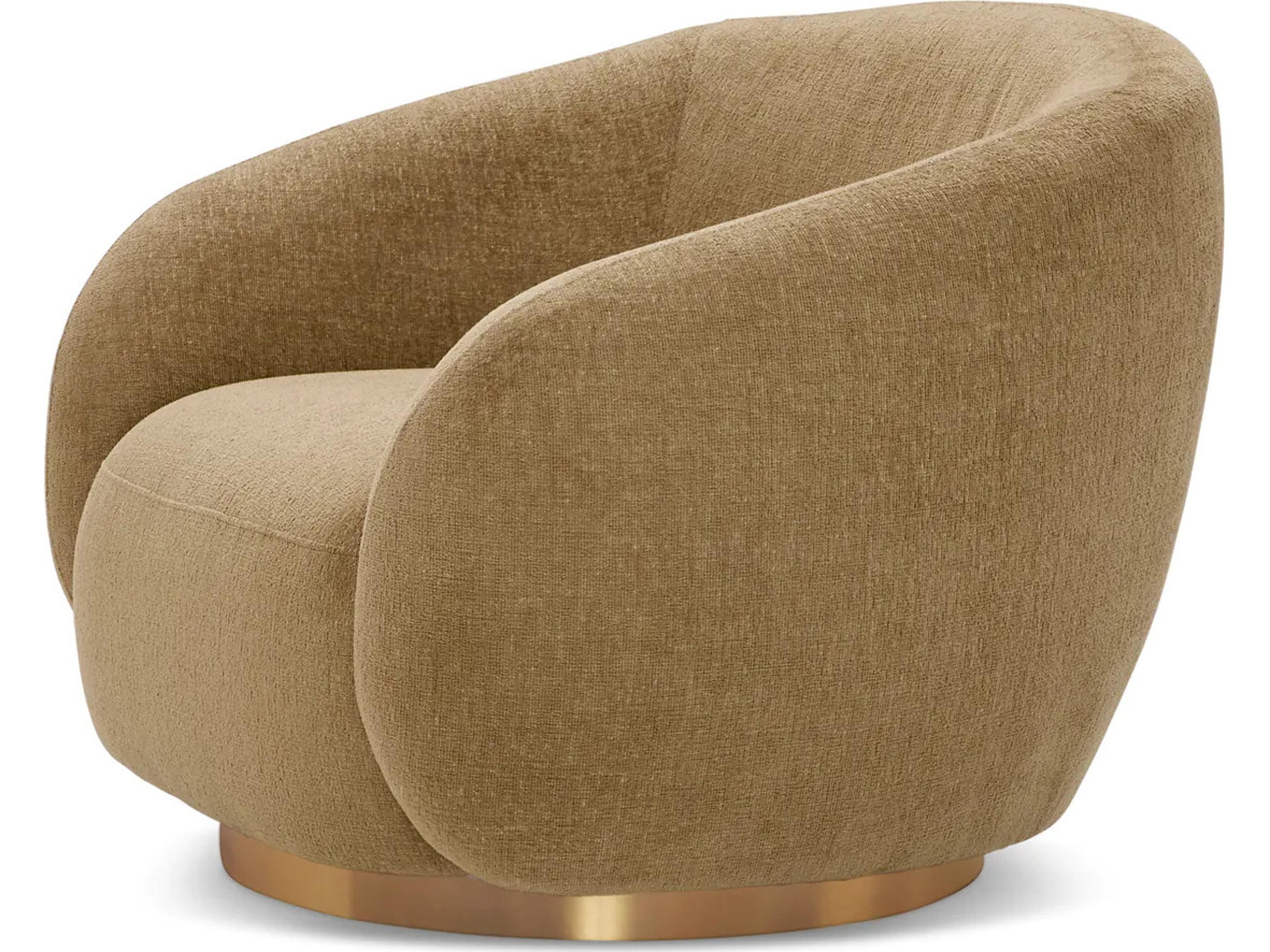 Eichholtz Brice Swivel Chair in Stratfort Honey