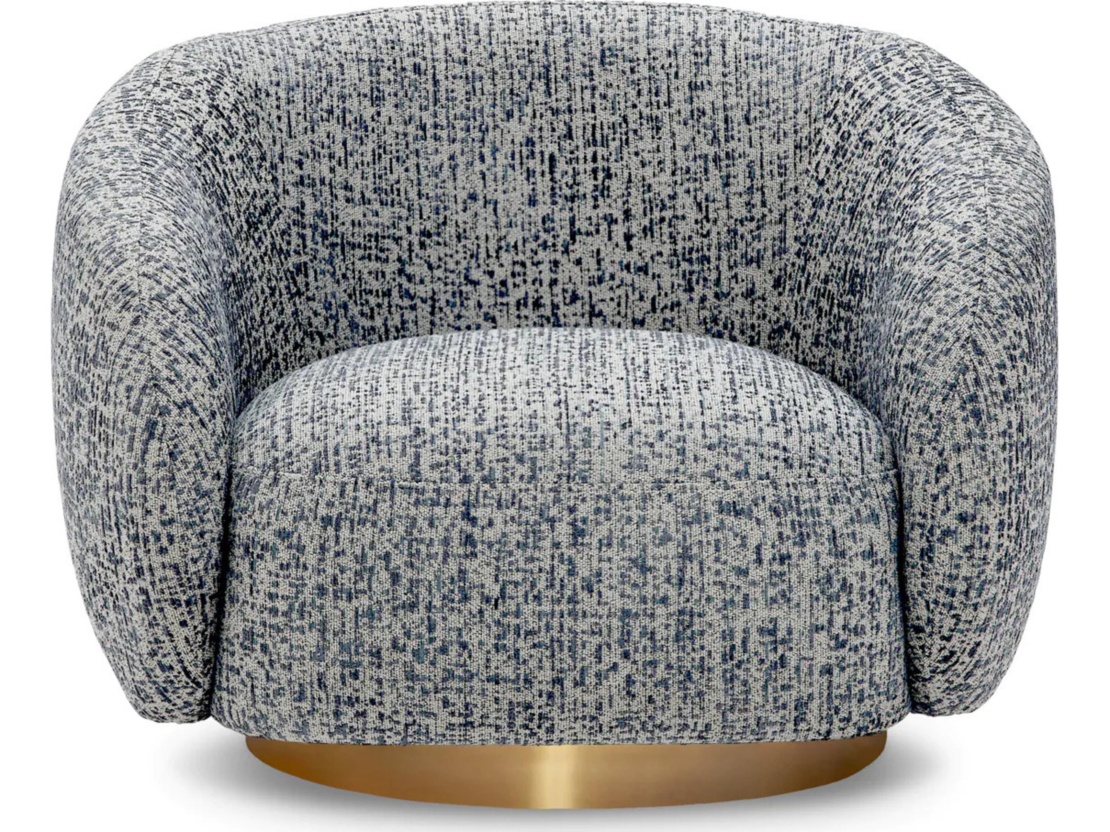 Eichholtz Brice Swivel Chair in Montclair Blue