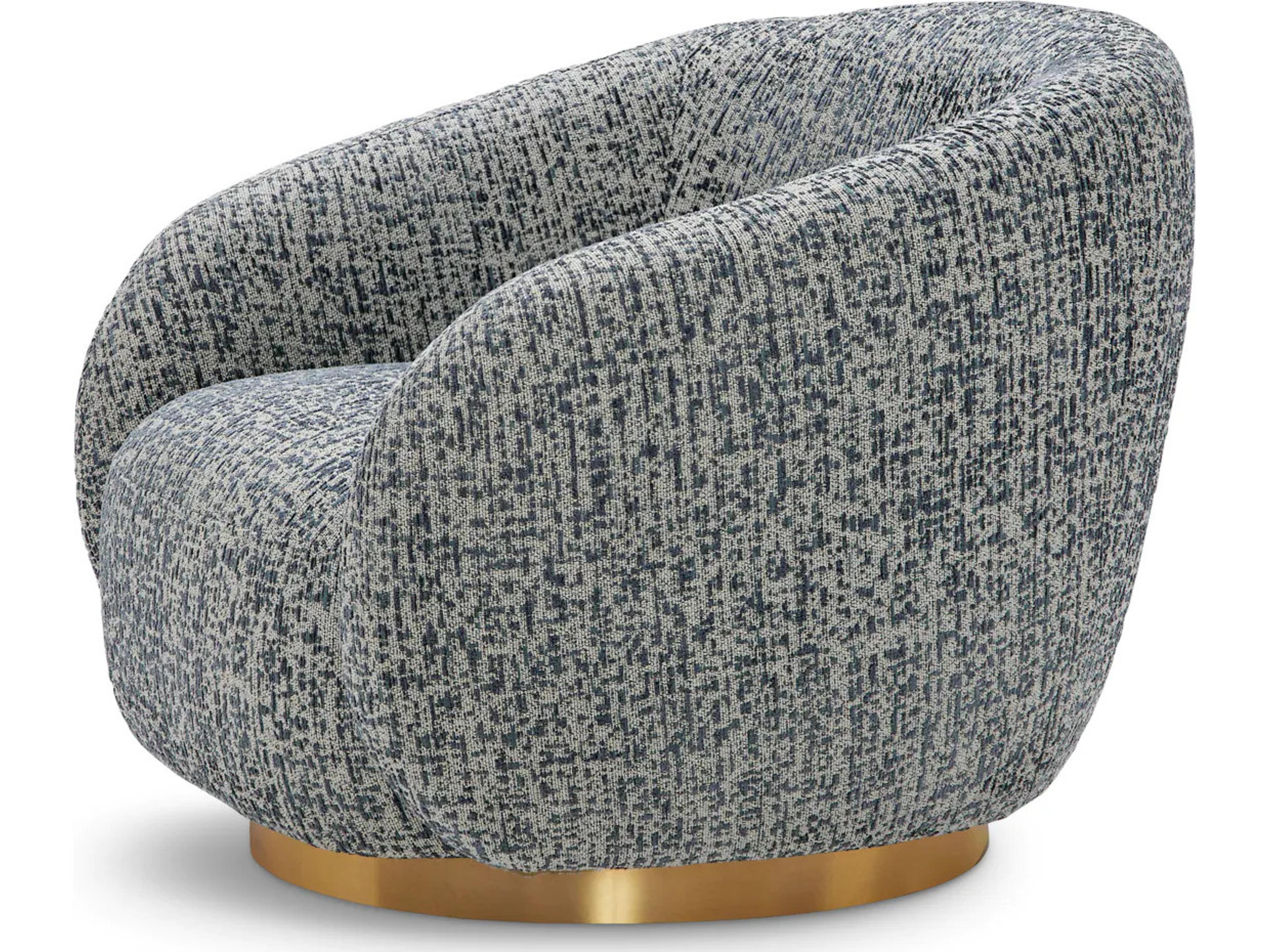 Eichholtz Brice Swivel Chair in Montclair Blue