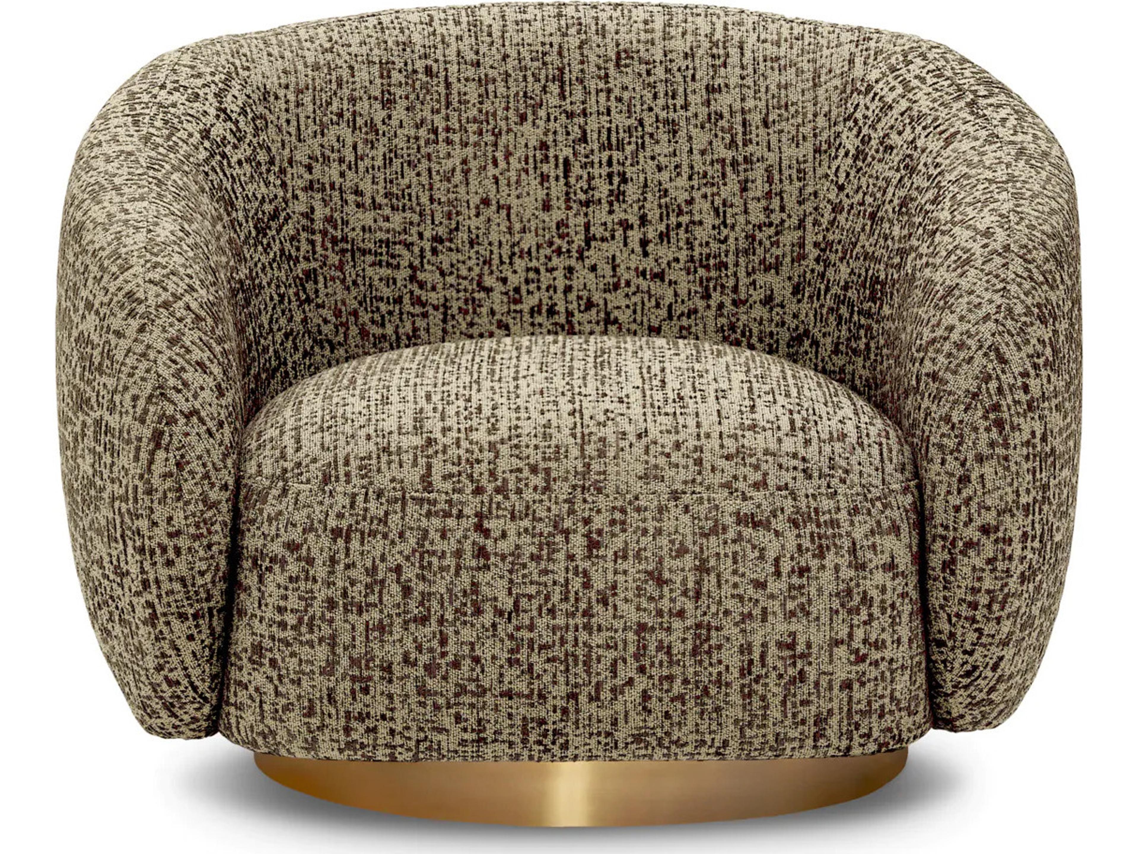 Eichholtz Brice Swivel Chair in Montclair Dark Brown