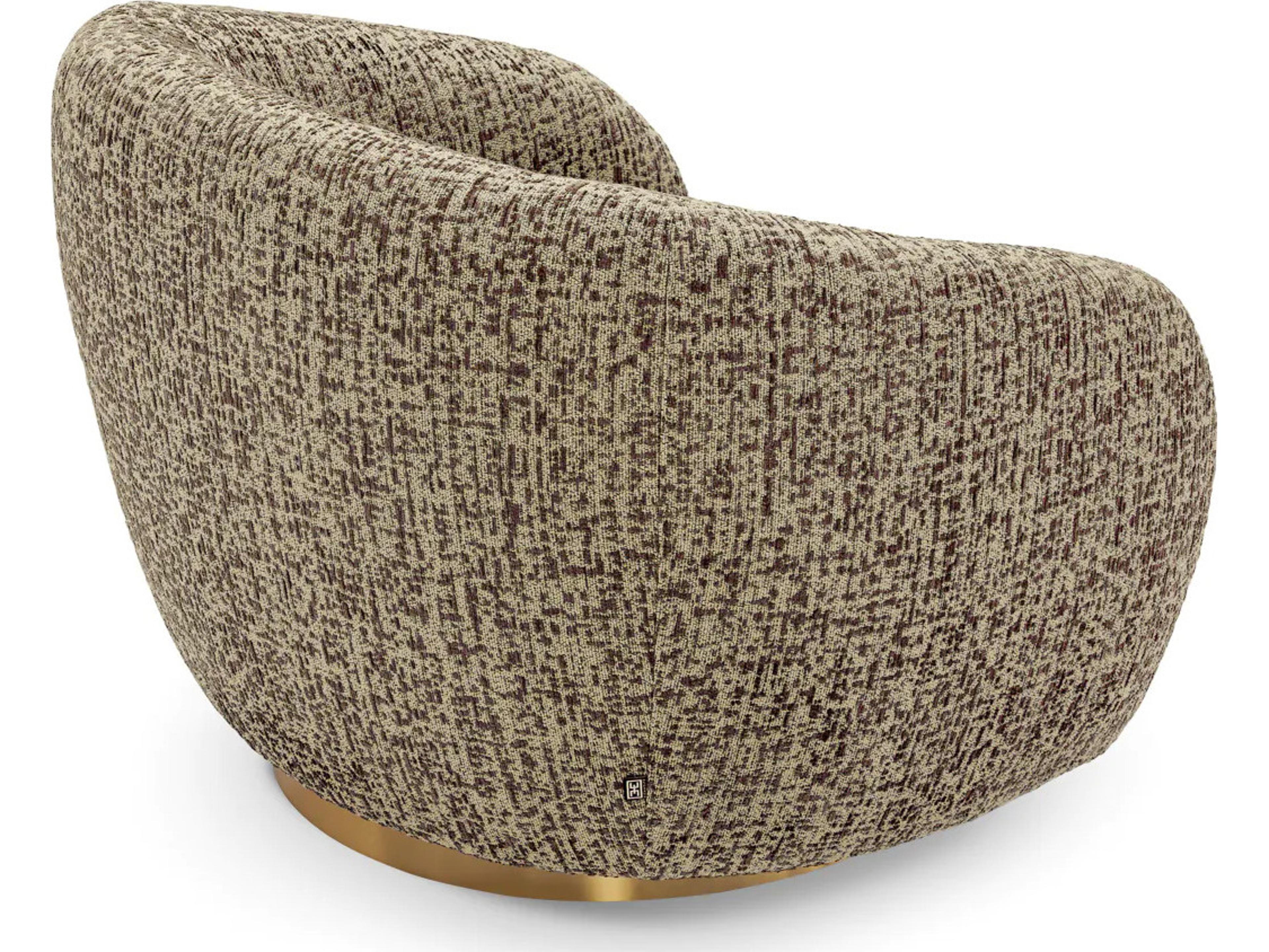 Eichholtz Brice Swivel Chair in Montclair Dark Brown