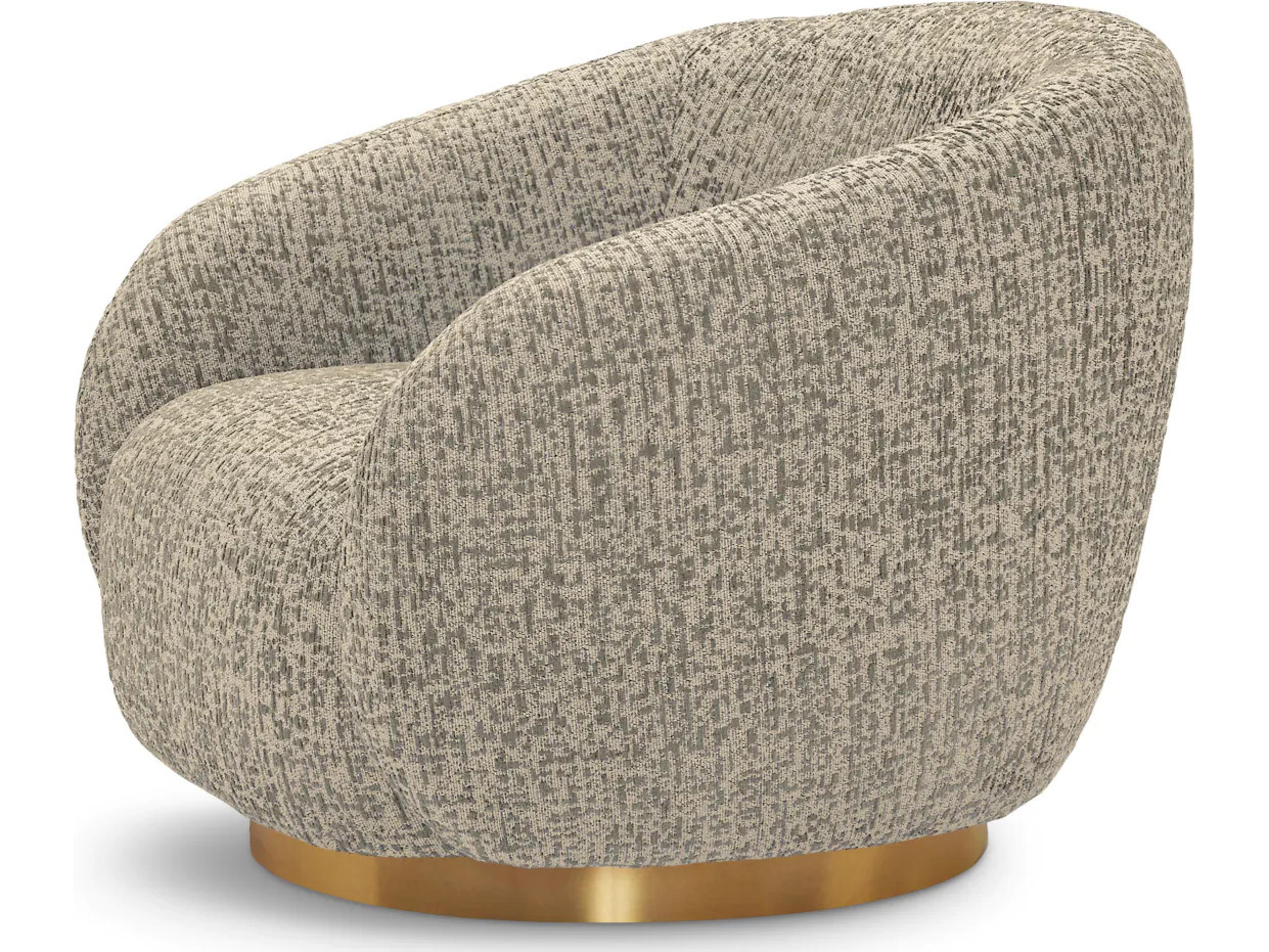 Eichholtz Brice Swivel Chair in Montclair Warm Grey