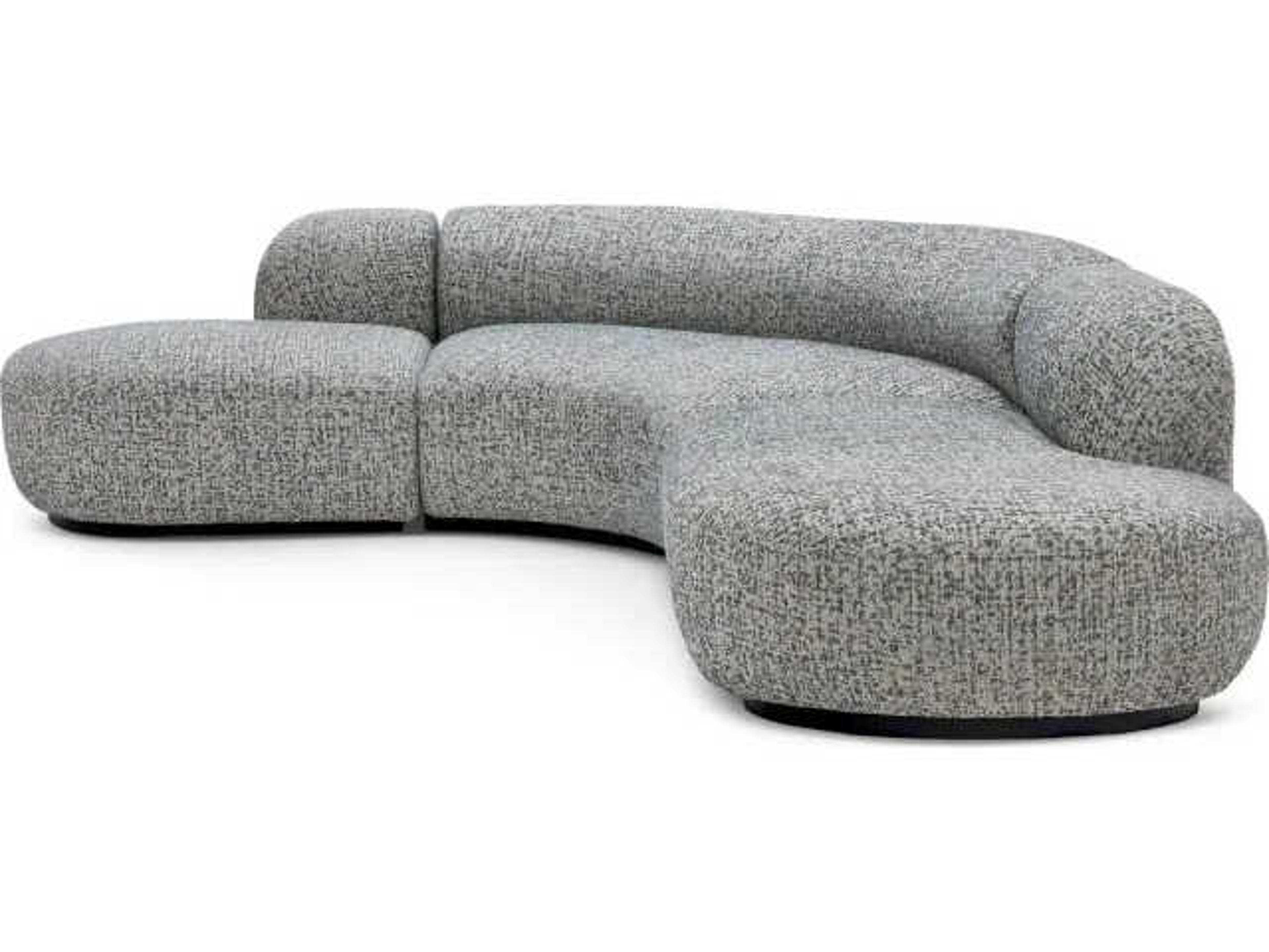 Eichholtz Bjorn Gray Upholstered Sectional Sofa