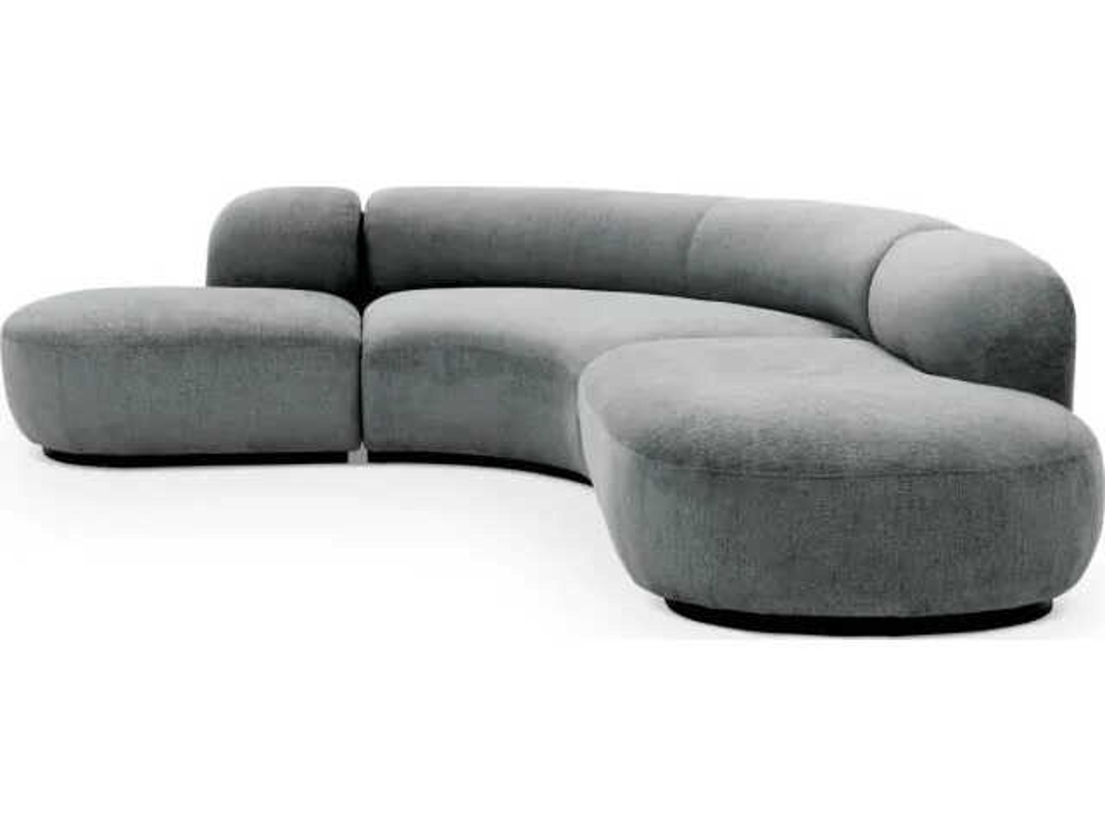 Eichholtz Bjorn Gray Upholstered Sectional Sofa