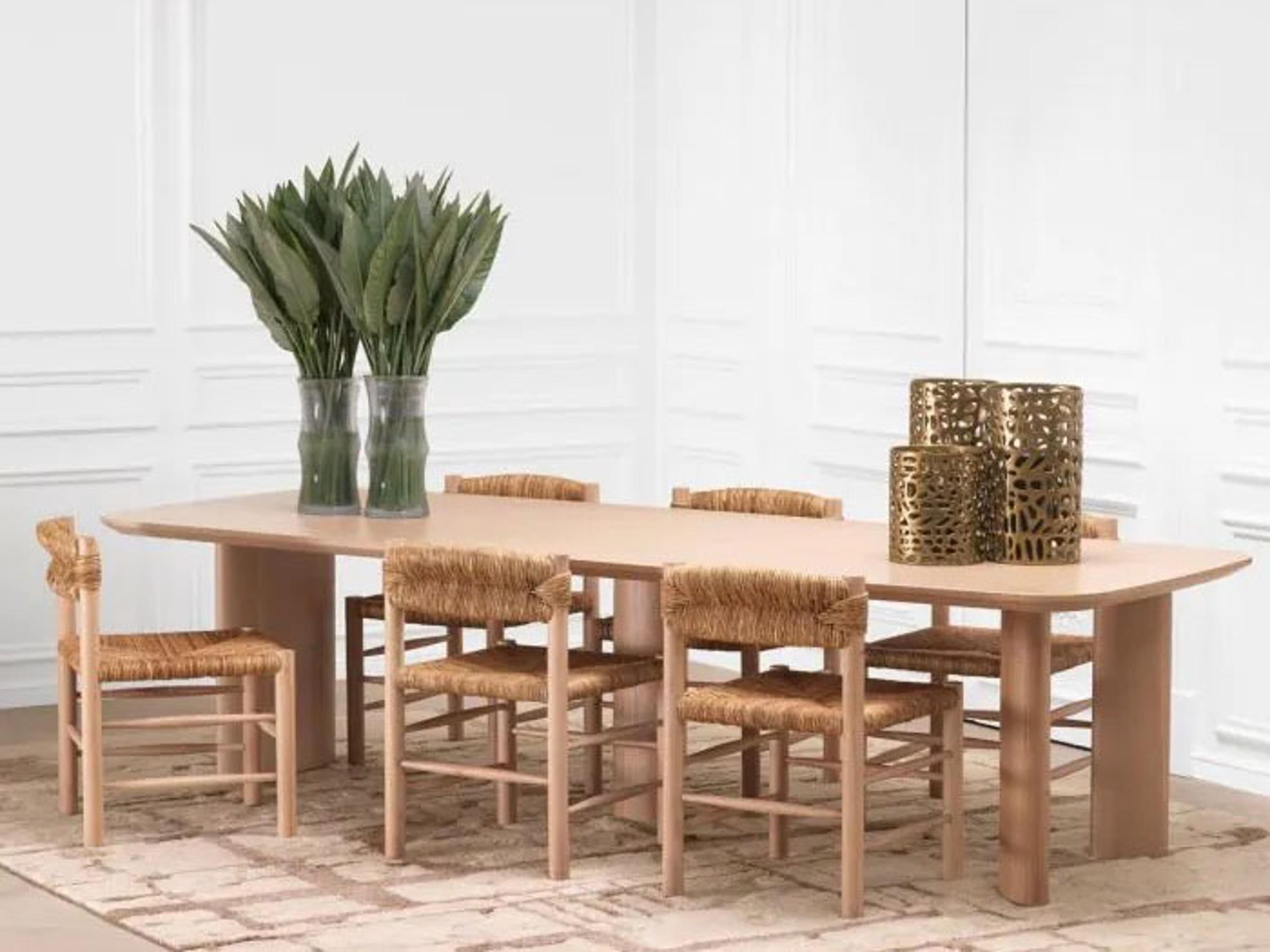Cosby Oak Wood Dining Room Set