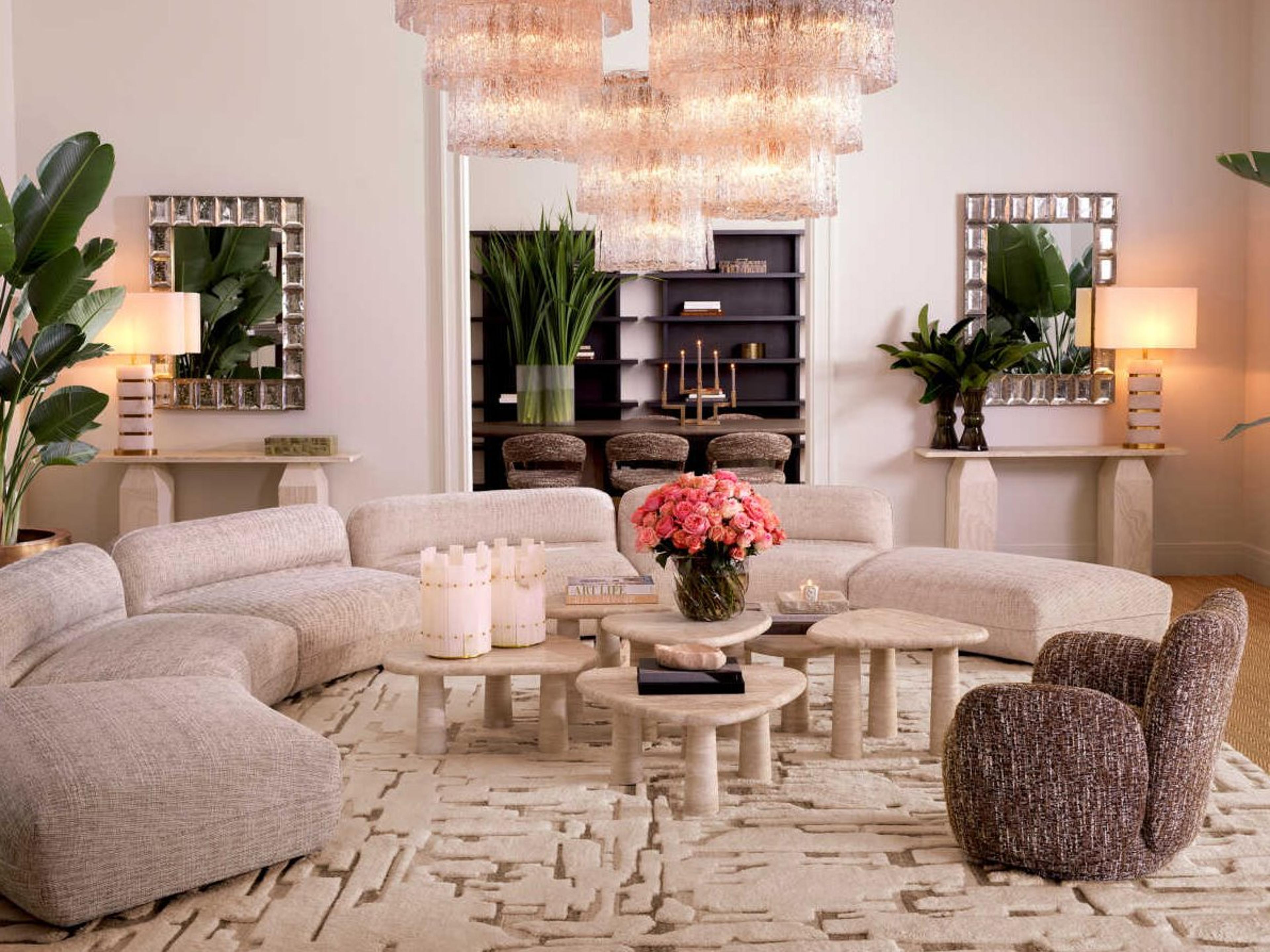 Grand Chair and Ottoman Set