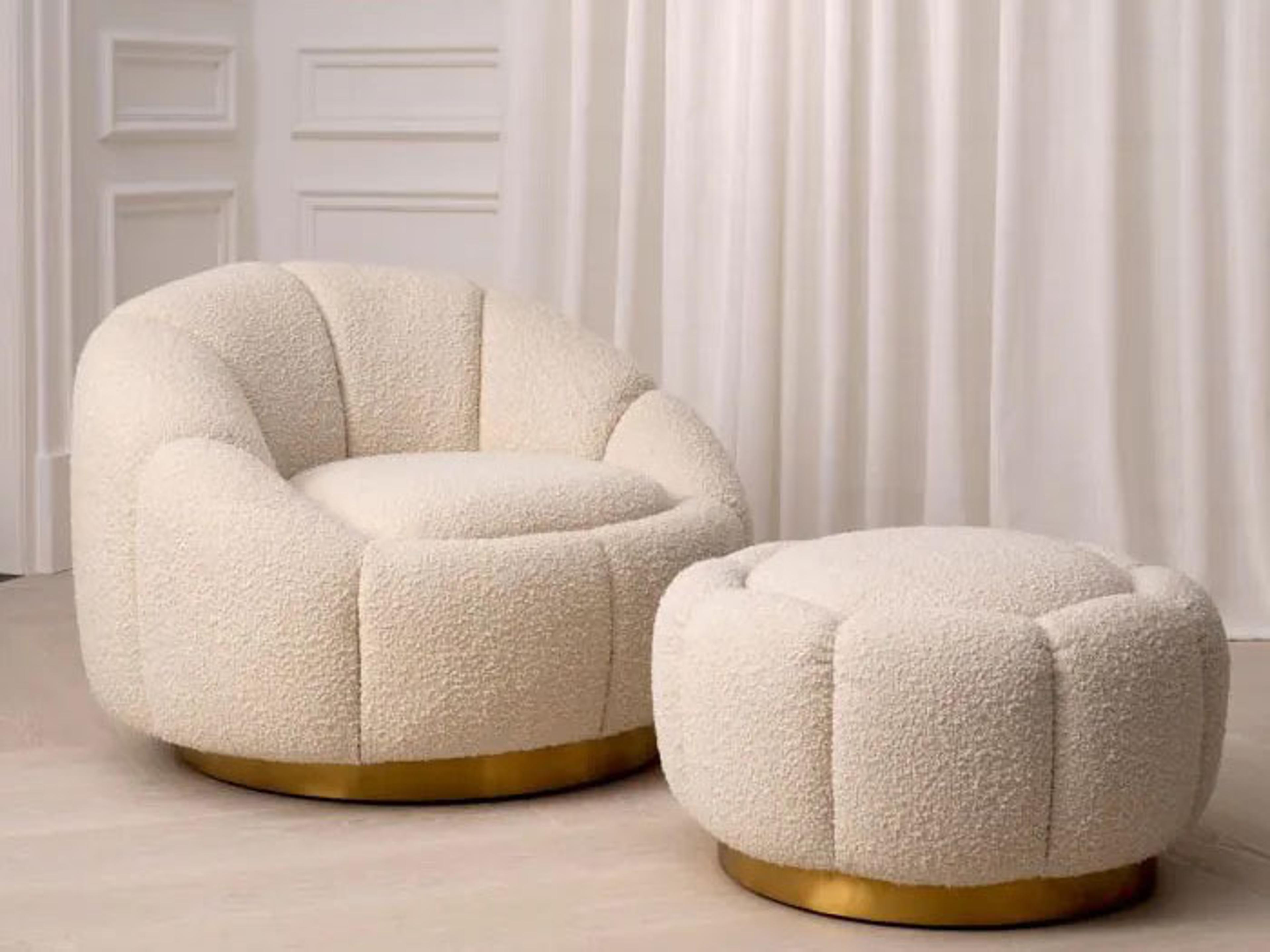 Inger Chair and Ottoman Set