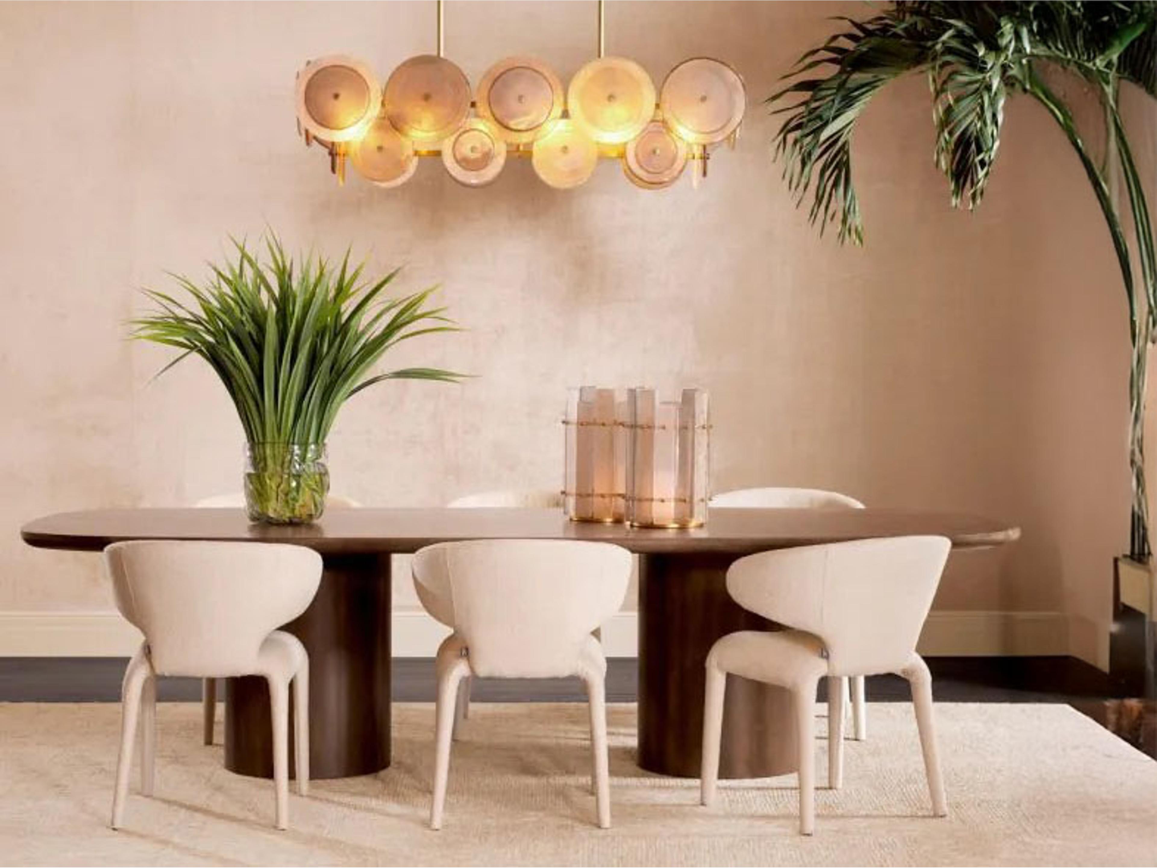 Josephine Oak Wood Dining Room Set