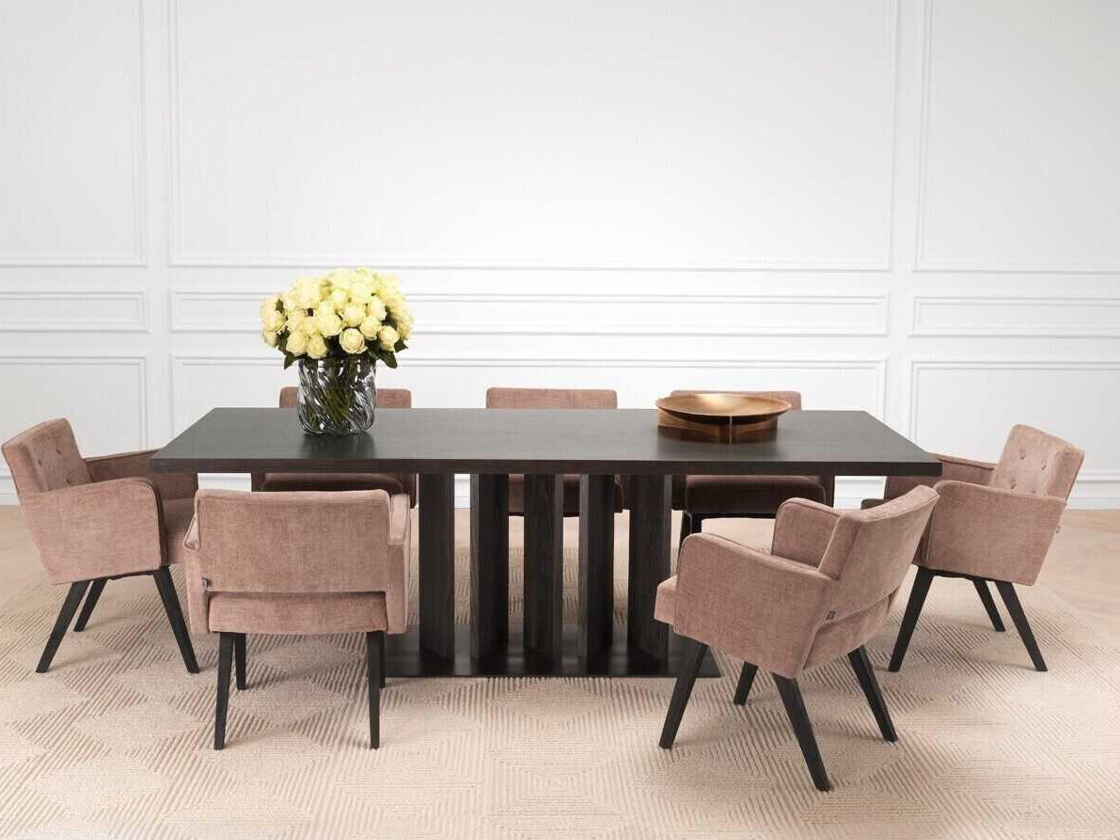 Julius Oak Wood Dining Room Set