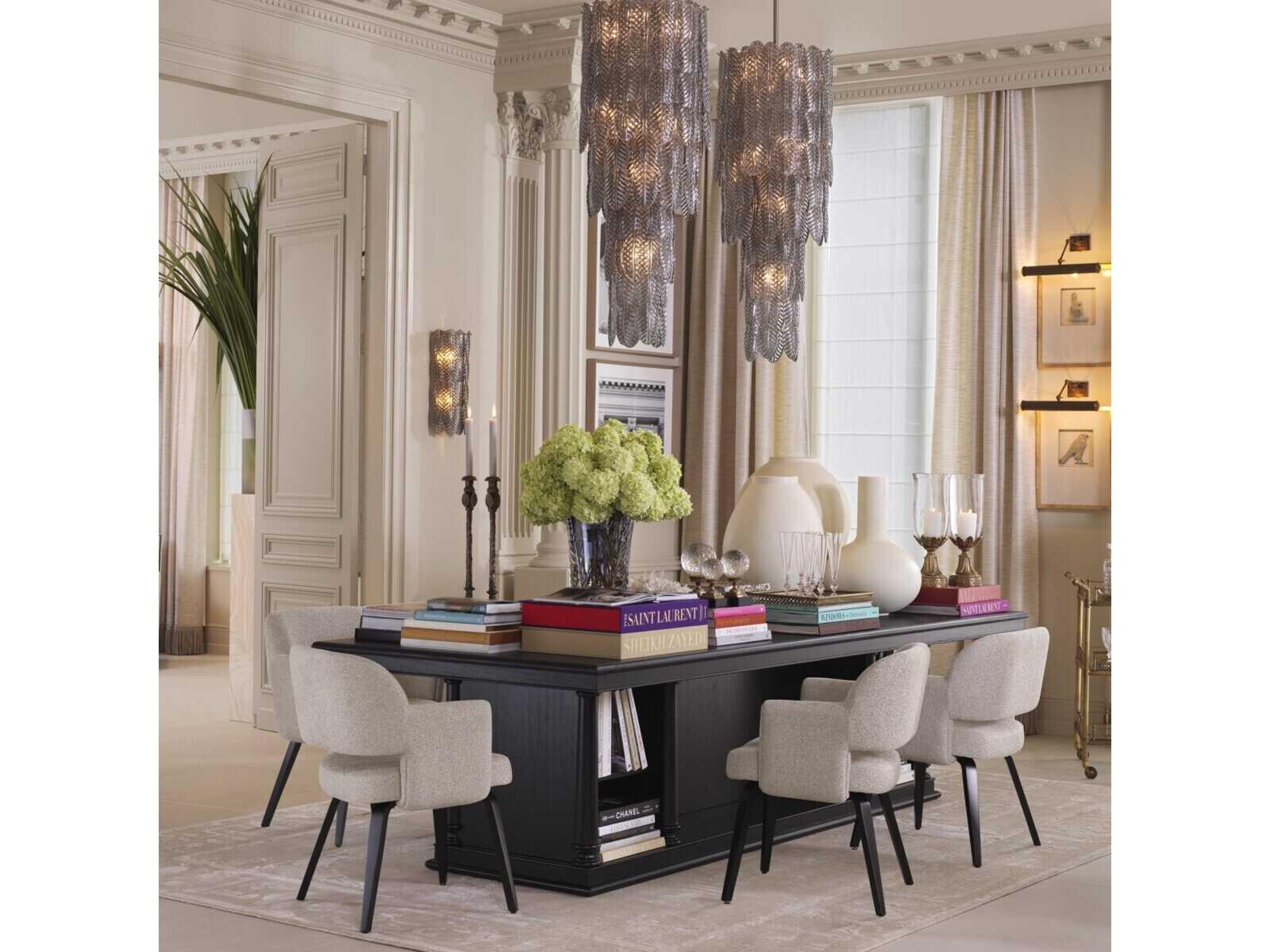 Eichholtz Library Solid Wood Dining Room Set