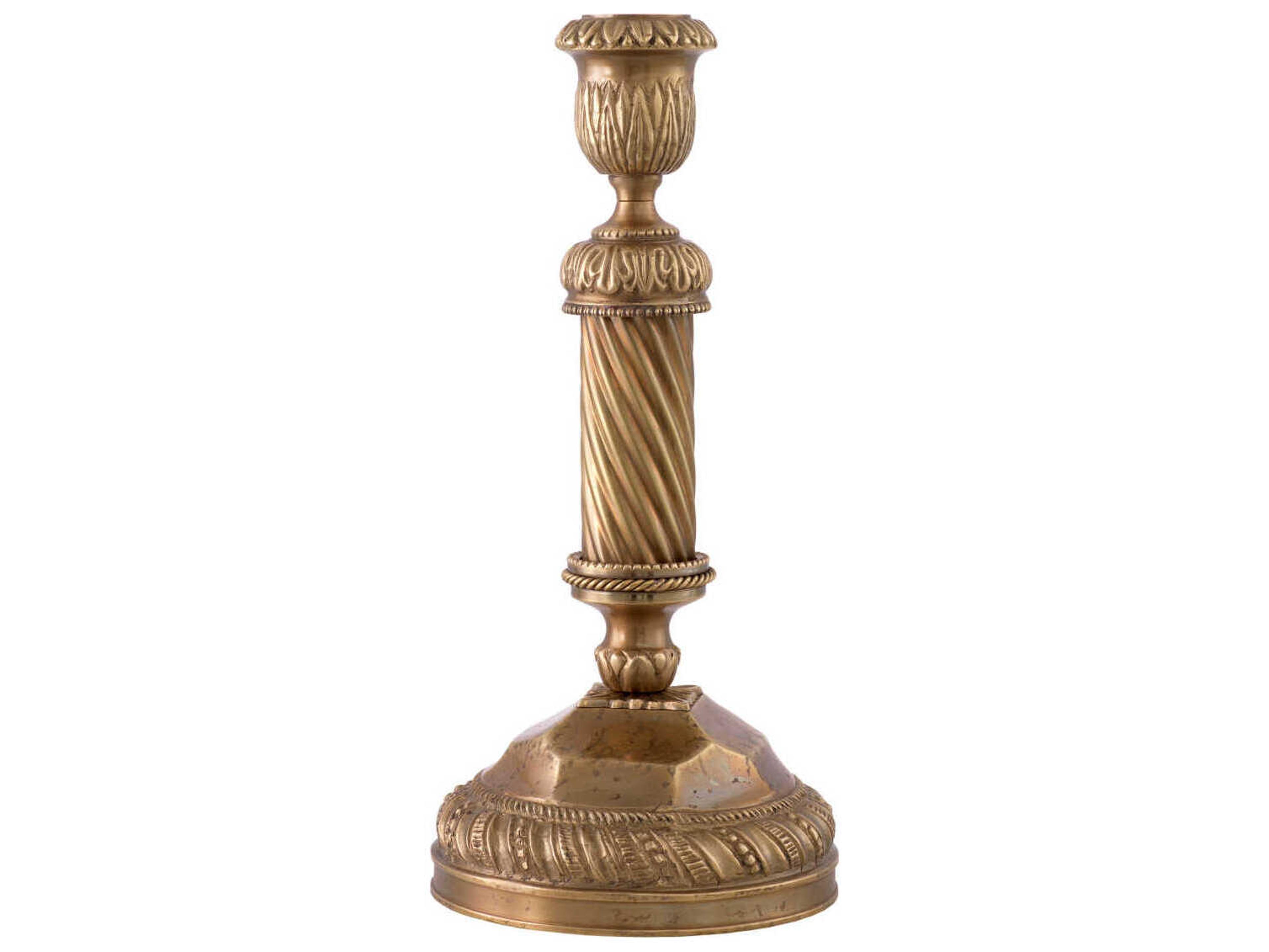 Eichholtz Candle Holders Vintage Brass Holder