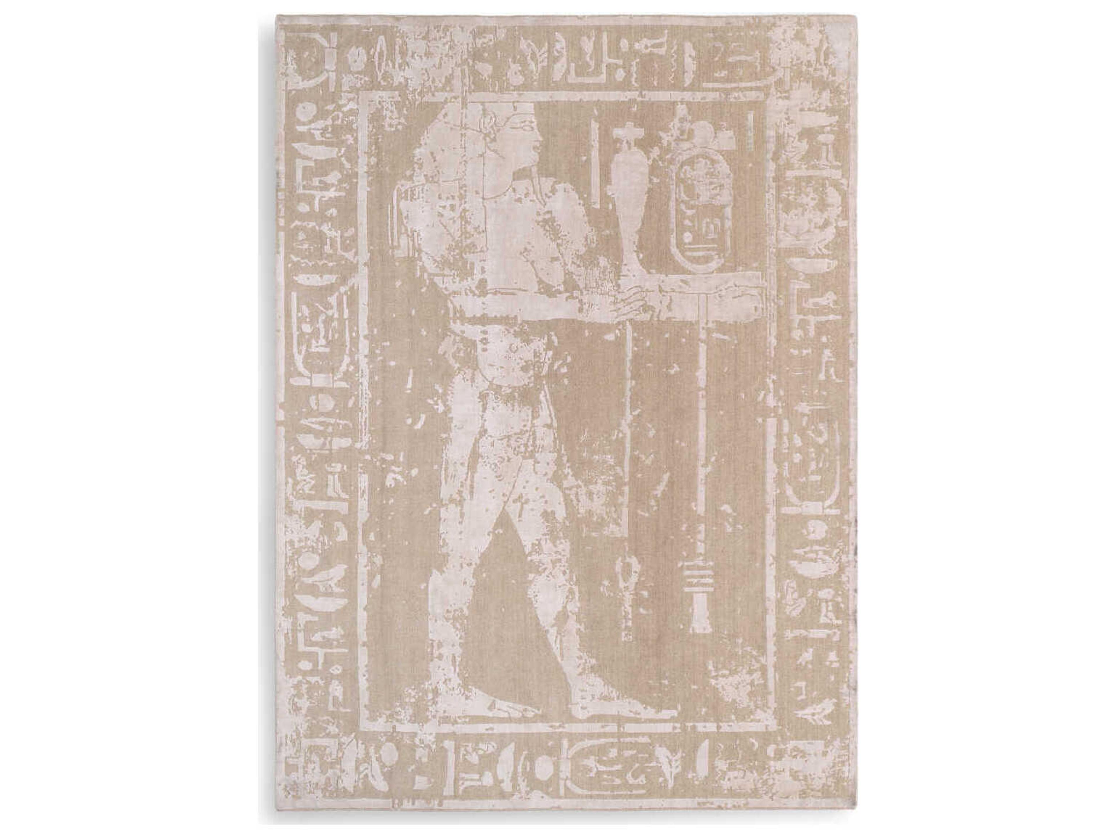 Akhtihotep Area Rug Handwoven Wool Blend