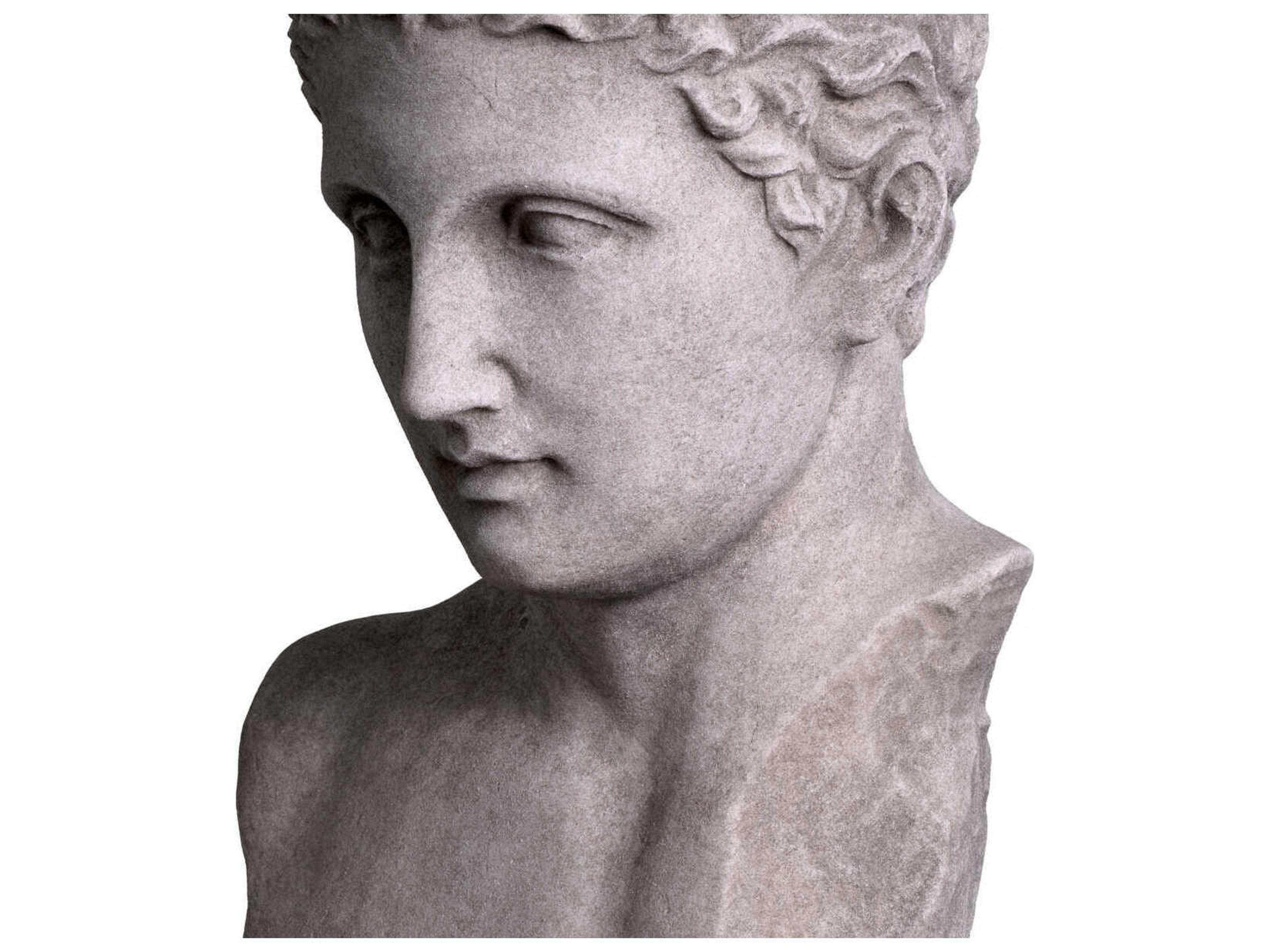 Eichholtz Statues Marble Black Granite Base Sculpture