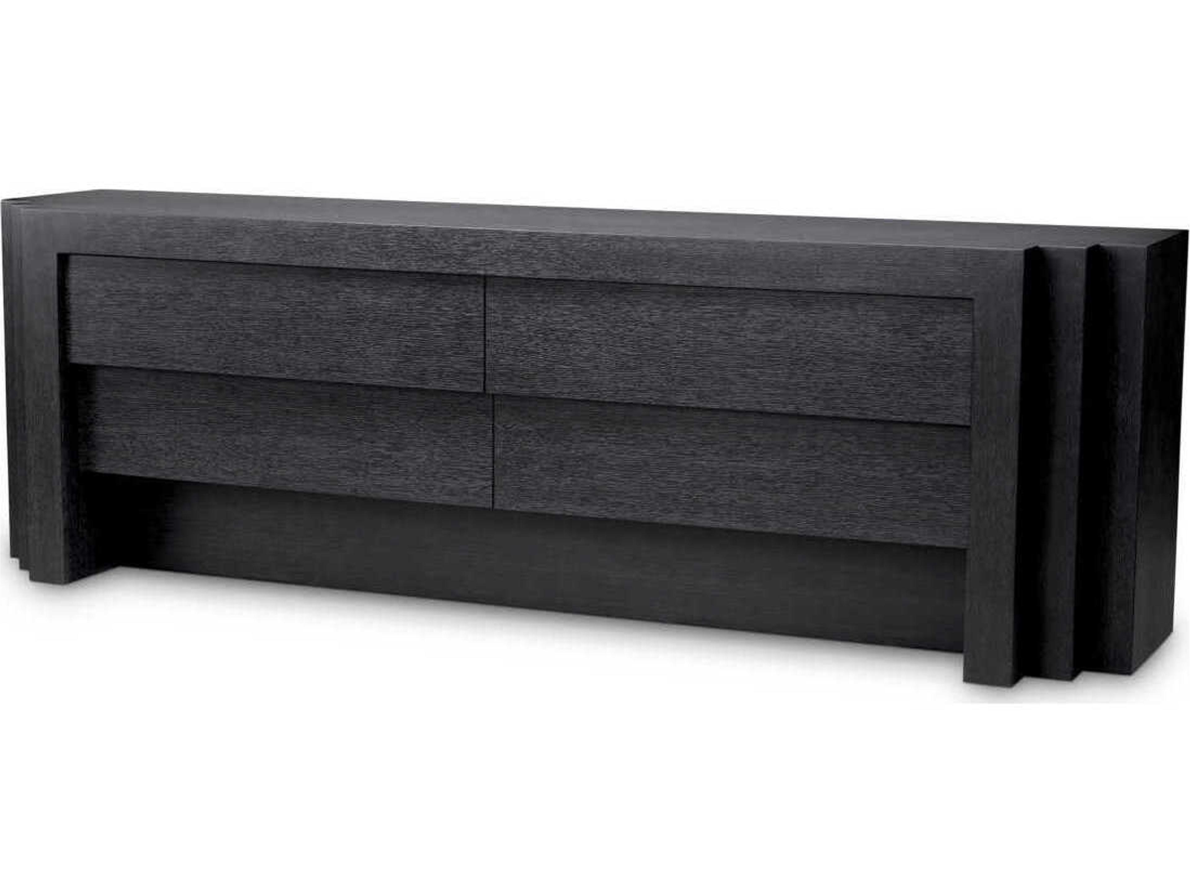 Metropolitan L Dresser in Charcoal Grey Oak Veneer