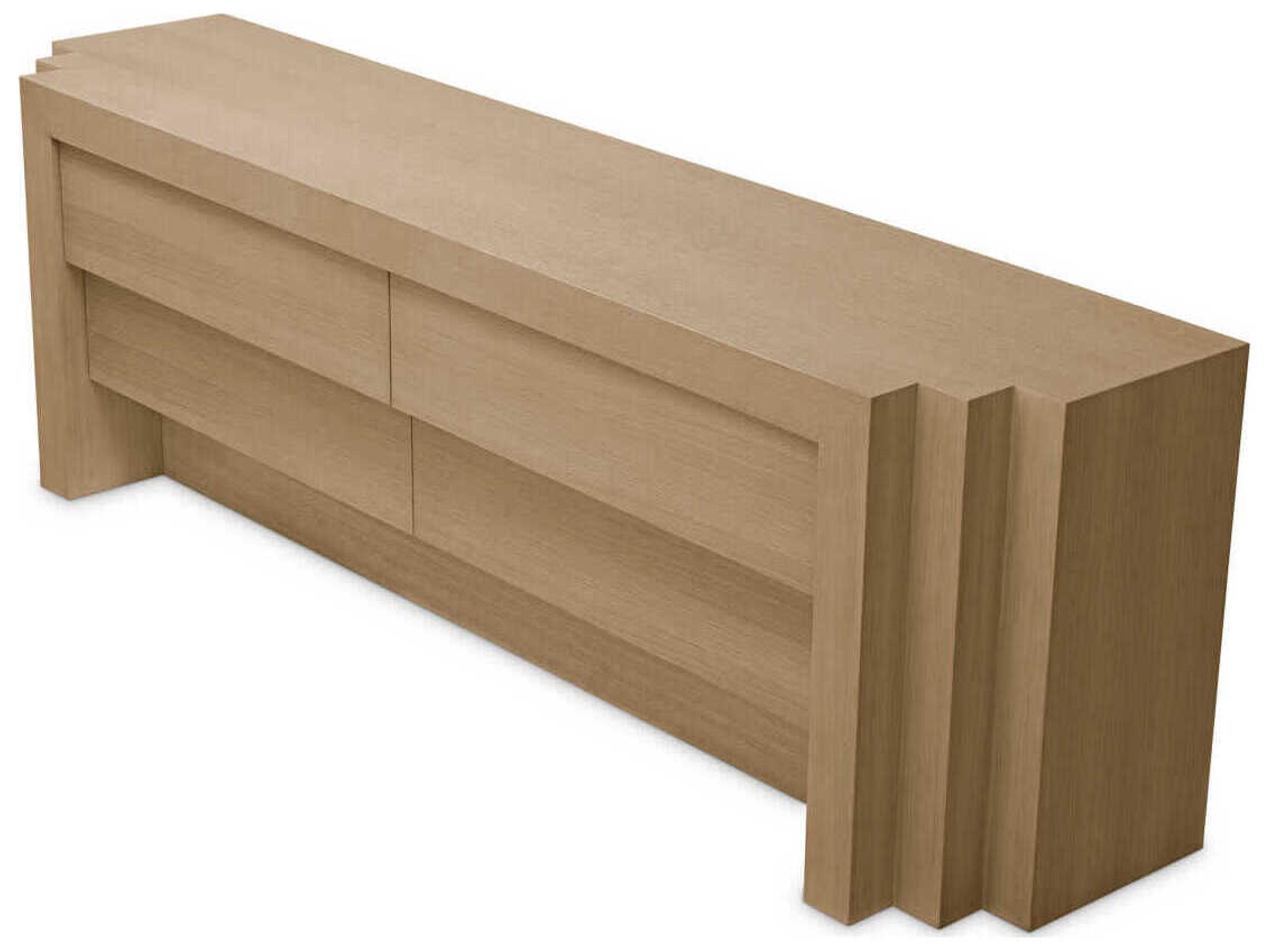 Eichholtz Metropolitan 4-Drawers Oak Wood Dresser