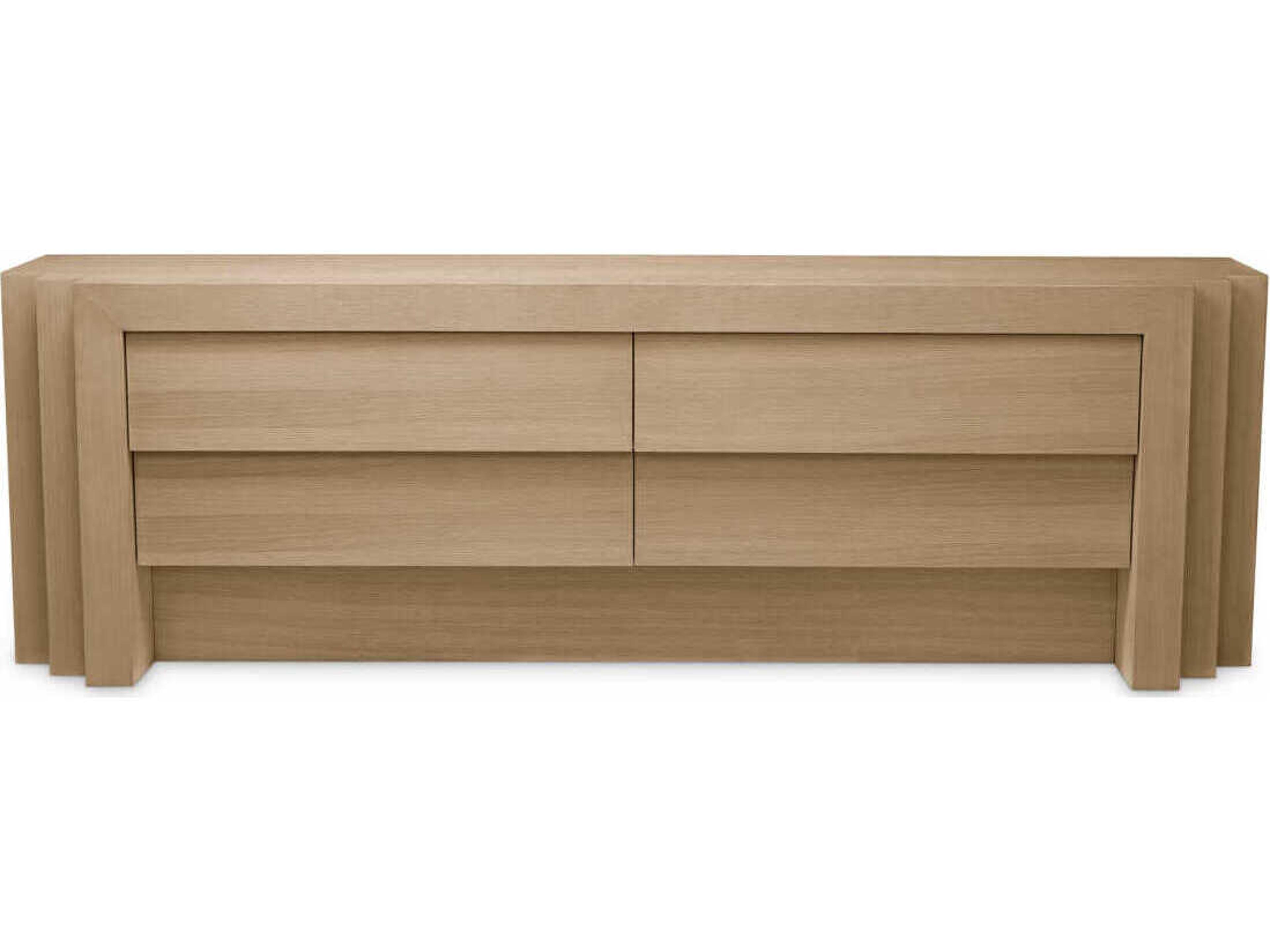 Eichholtz Metropolitan 4-Drawers Oak Wood Dresser