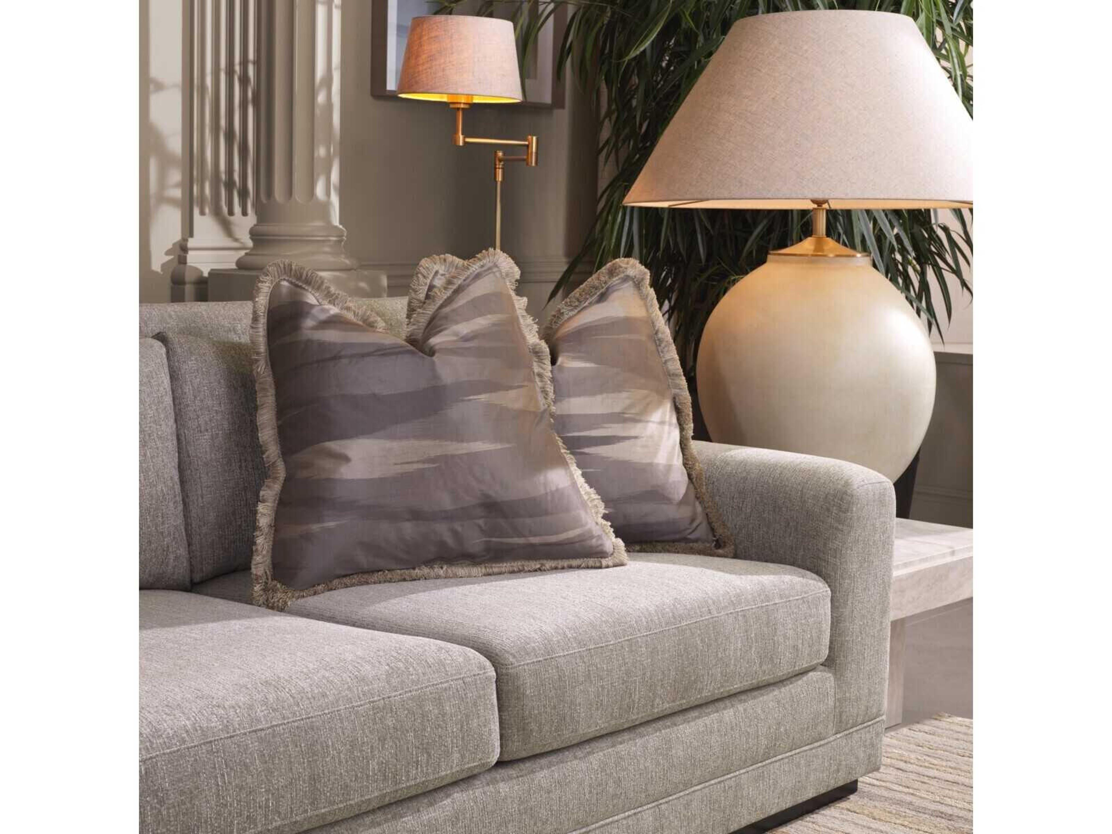 Eichholtz Corbin Brushed Brass Floor Lamp