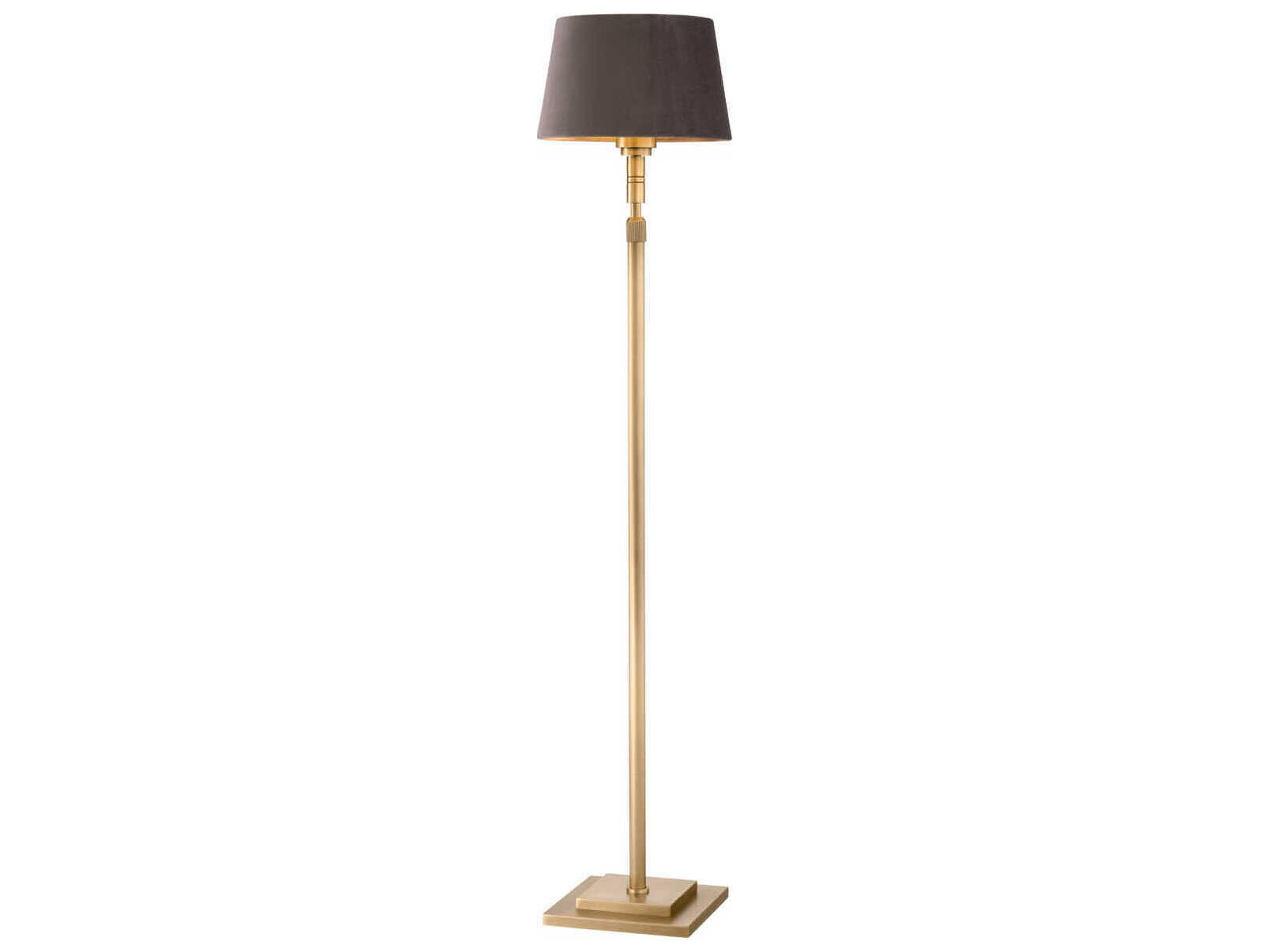 Eichholtz Tryon Brushed Brass Floor Lamp