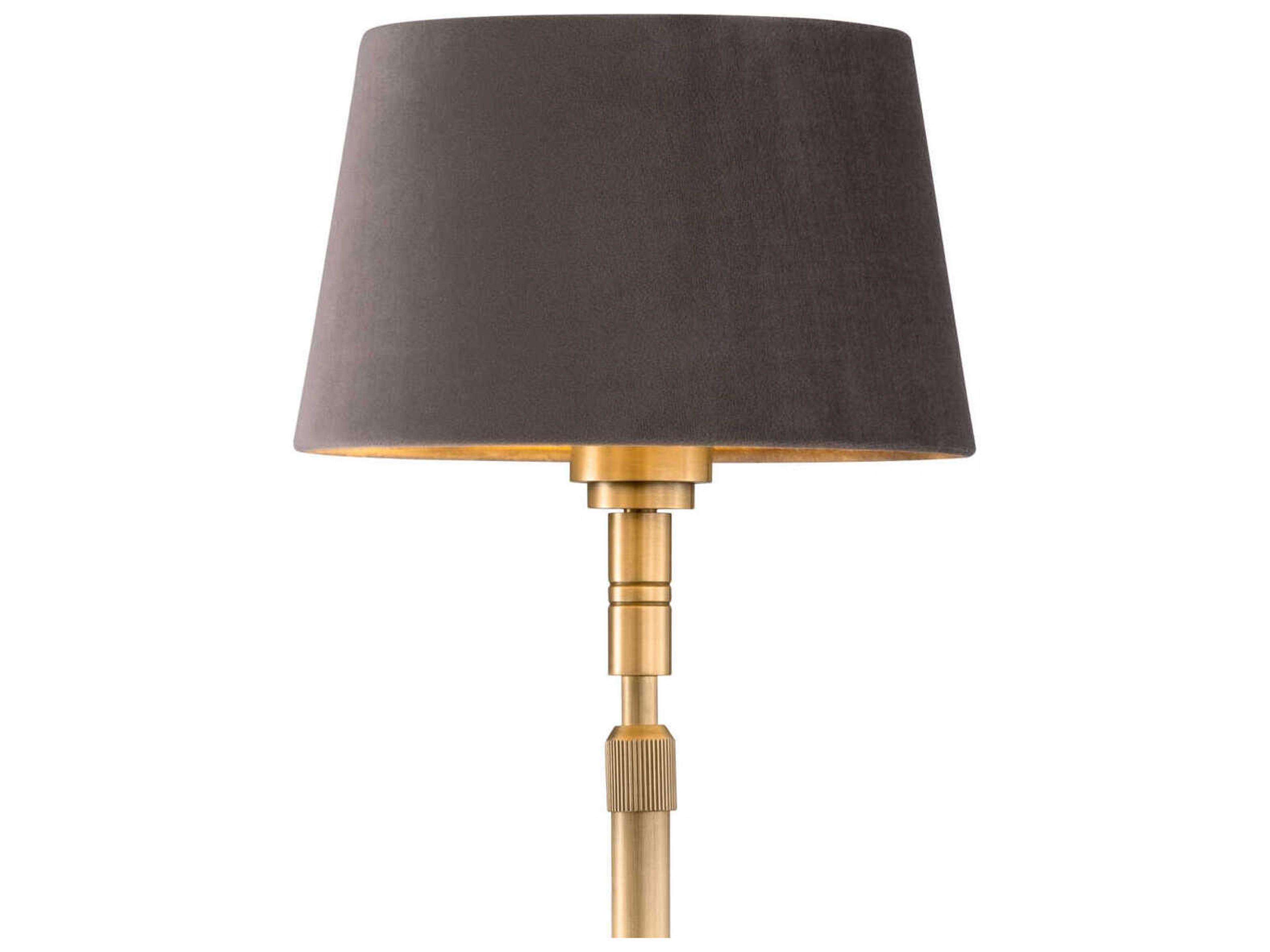 Eichholtz Tryon Brushed Brass Floor Lamp