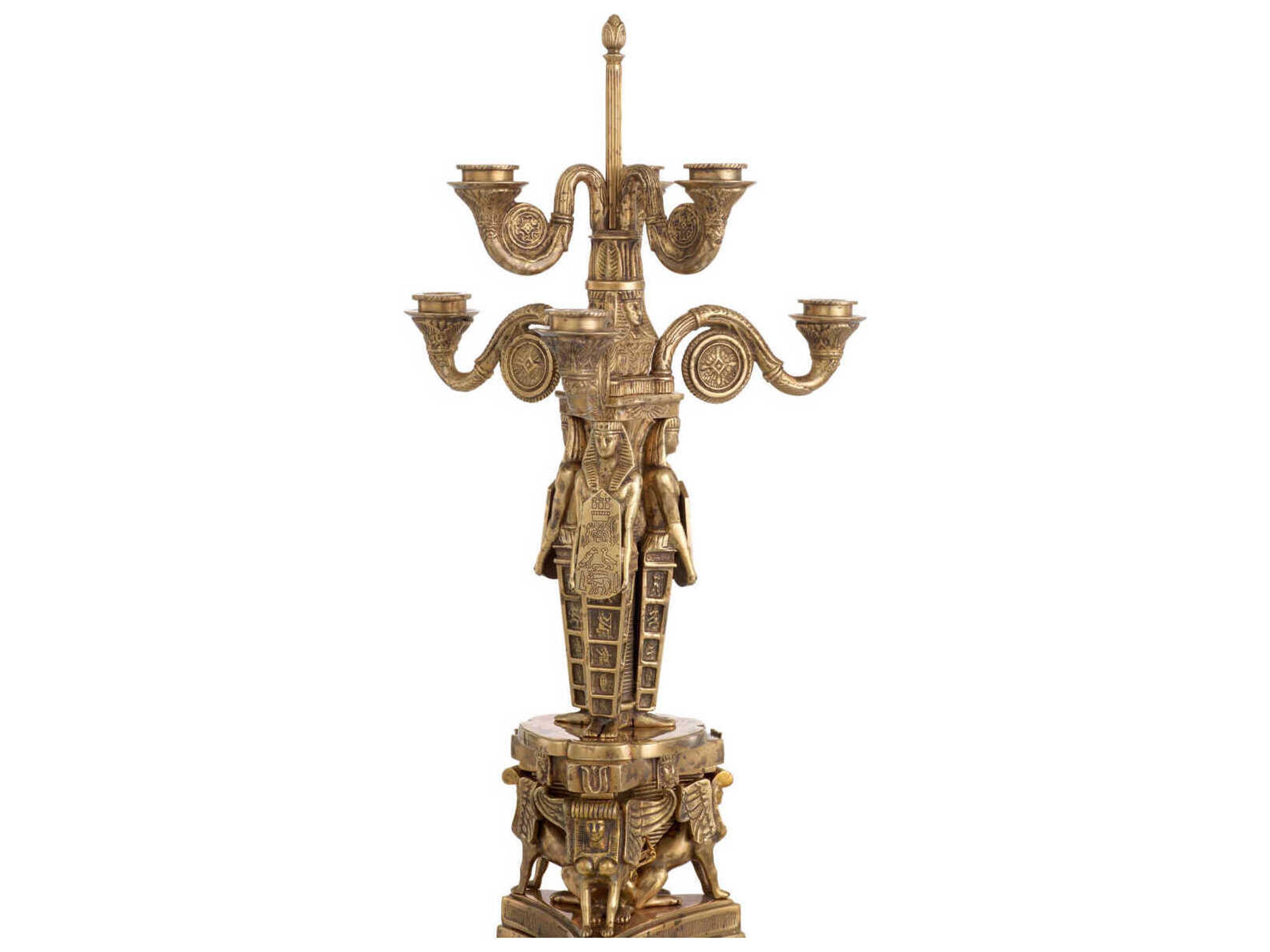 Eichholtz Candle Holders Antique Brass Holder