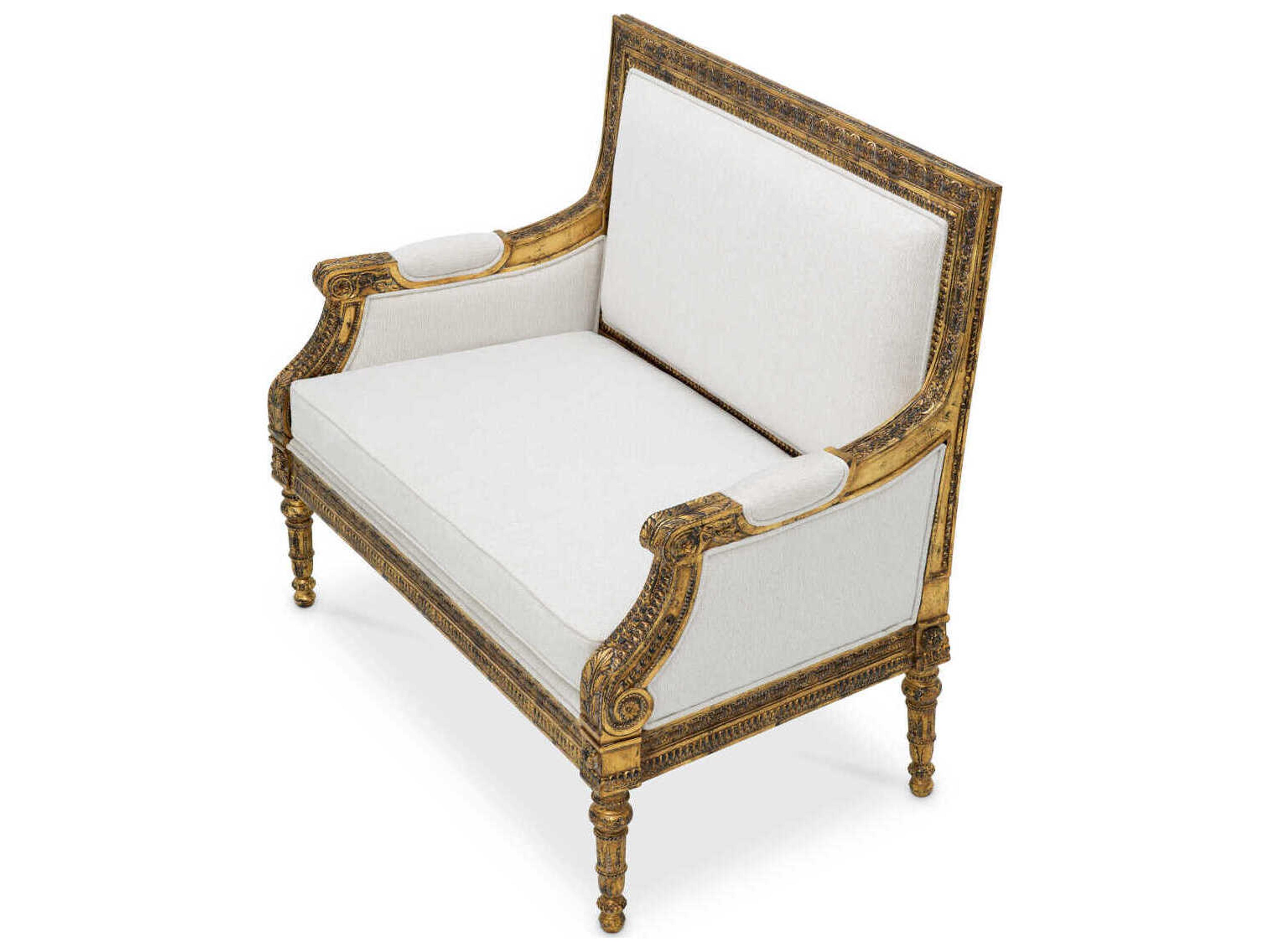 Eichholtz Georges Cream Chair and a Half