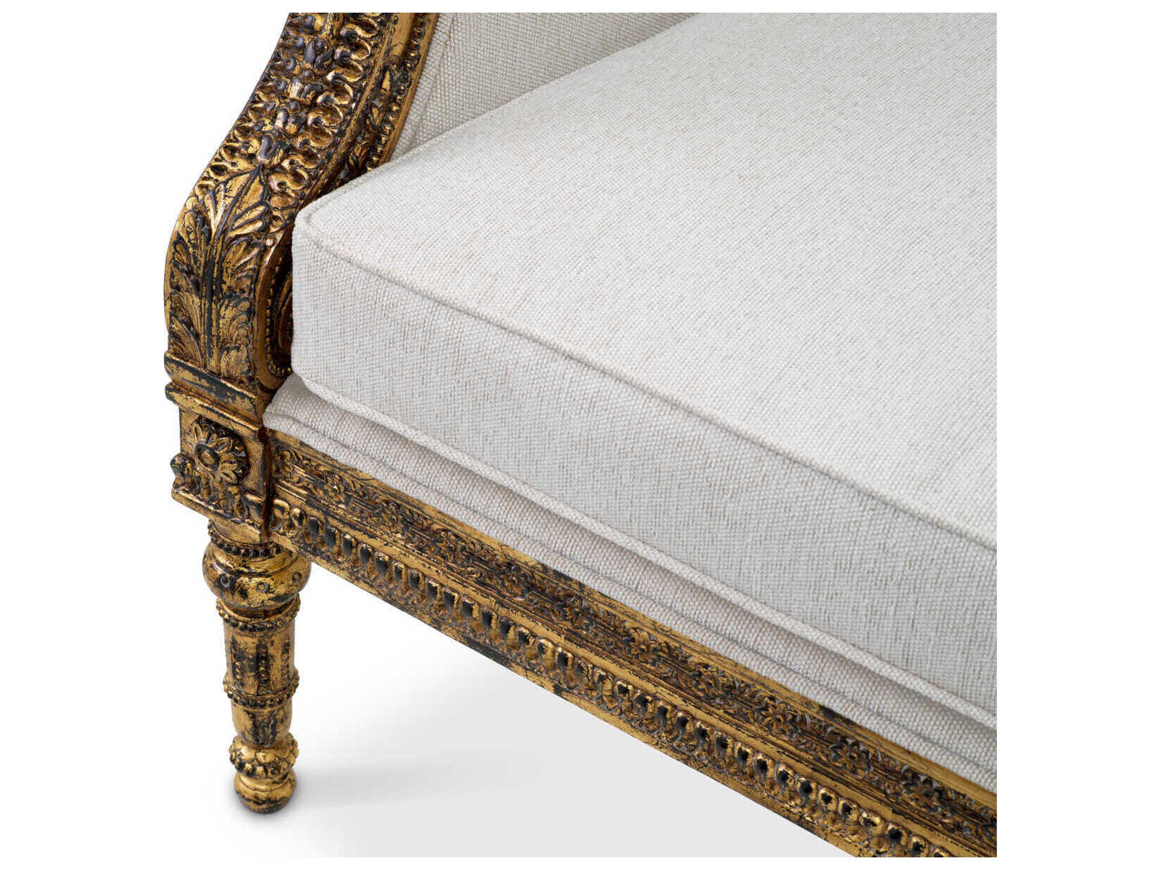 Eichholtz Georges Cream Chair and a Half