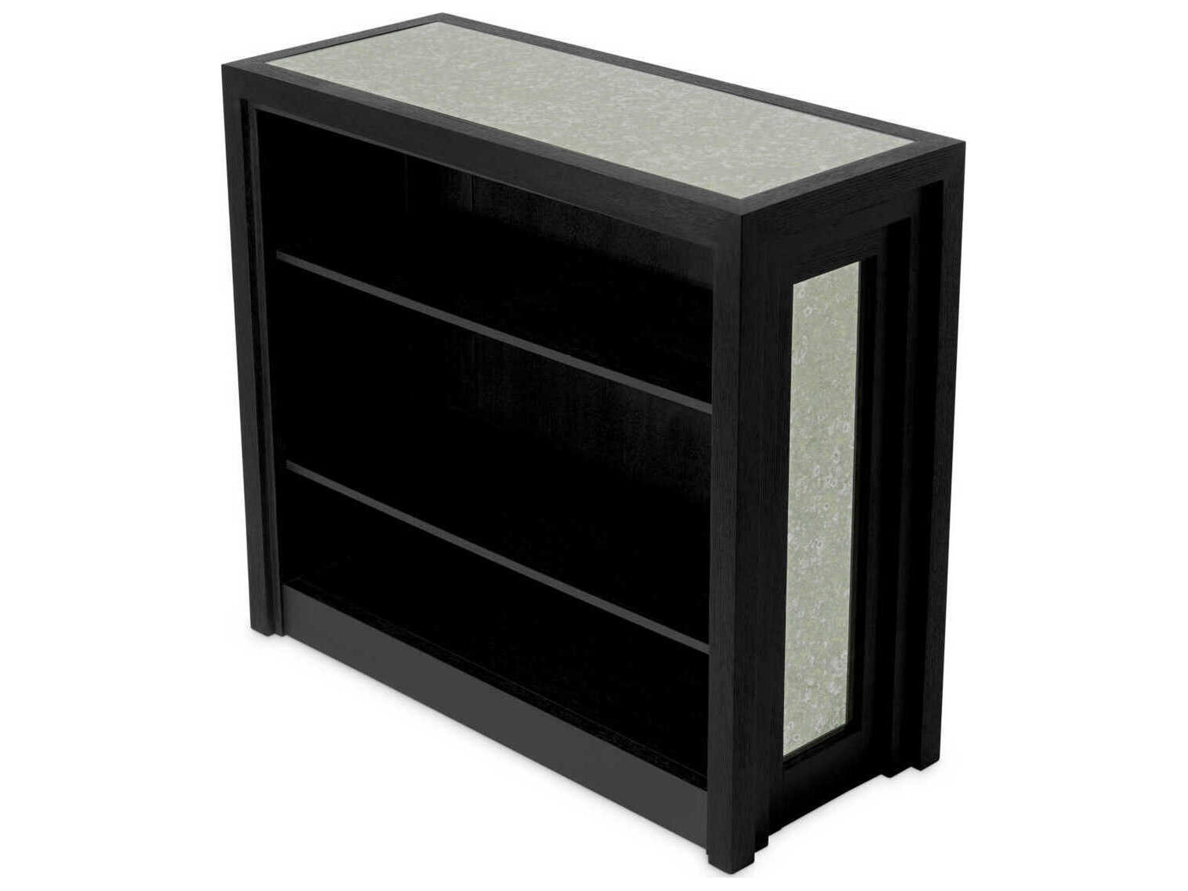 Eichholtz Bar Butler Black Solid Wood Cabinet