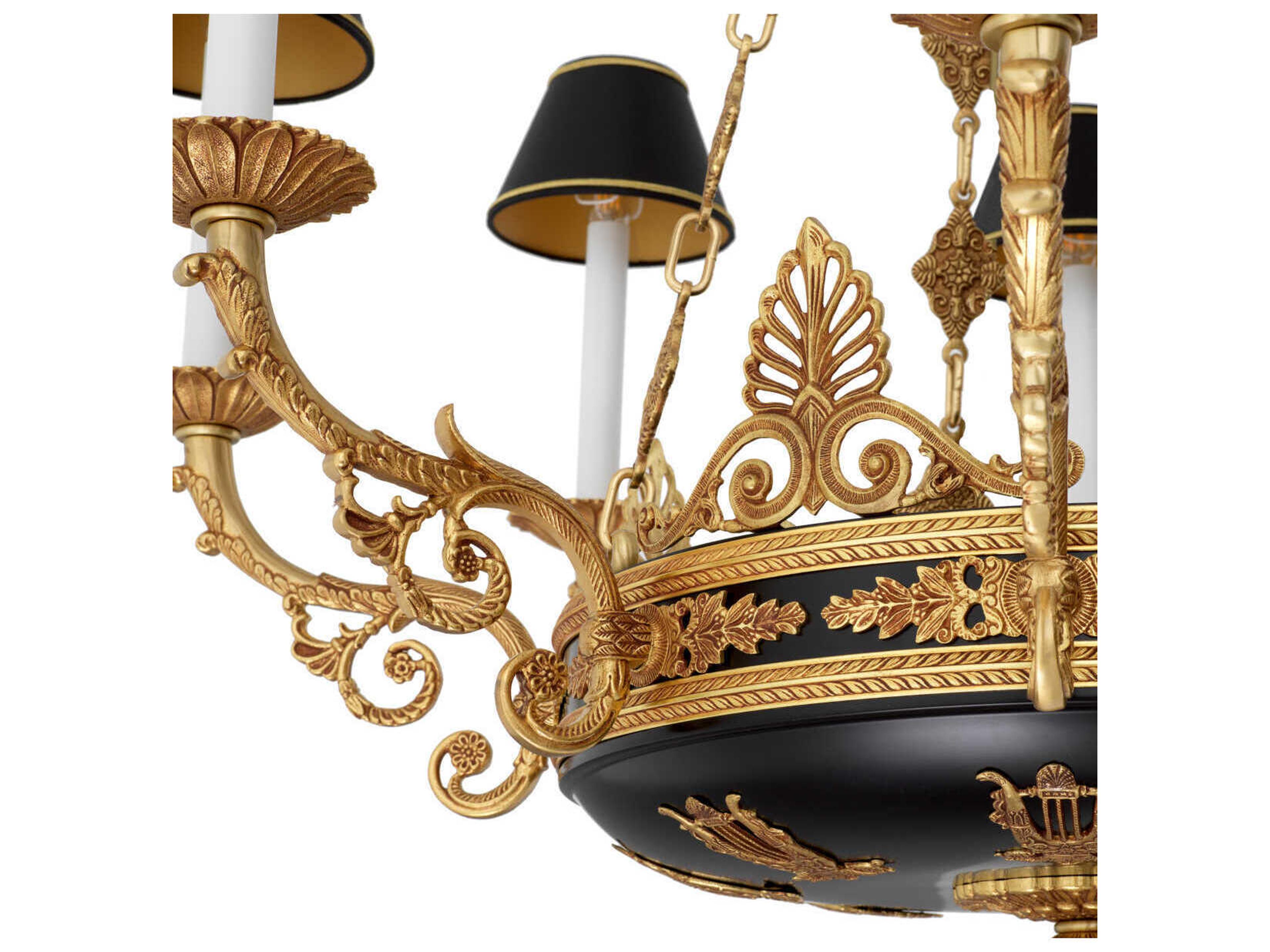 Eichholtz Palais Antique Gold Traditional Candelabra Chandelier