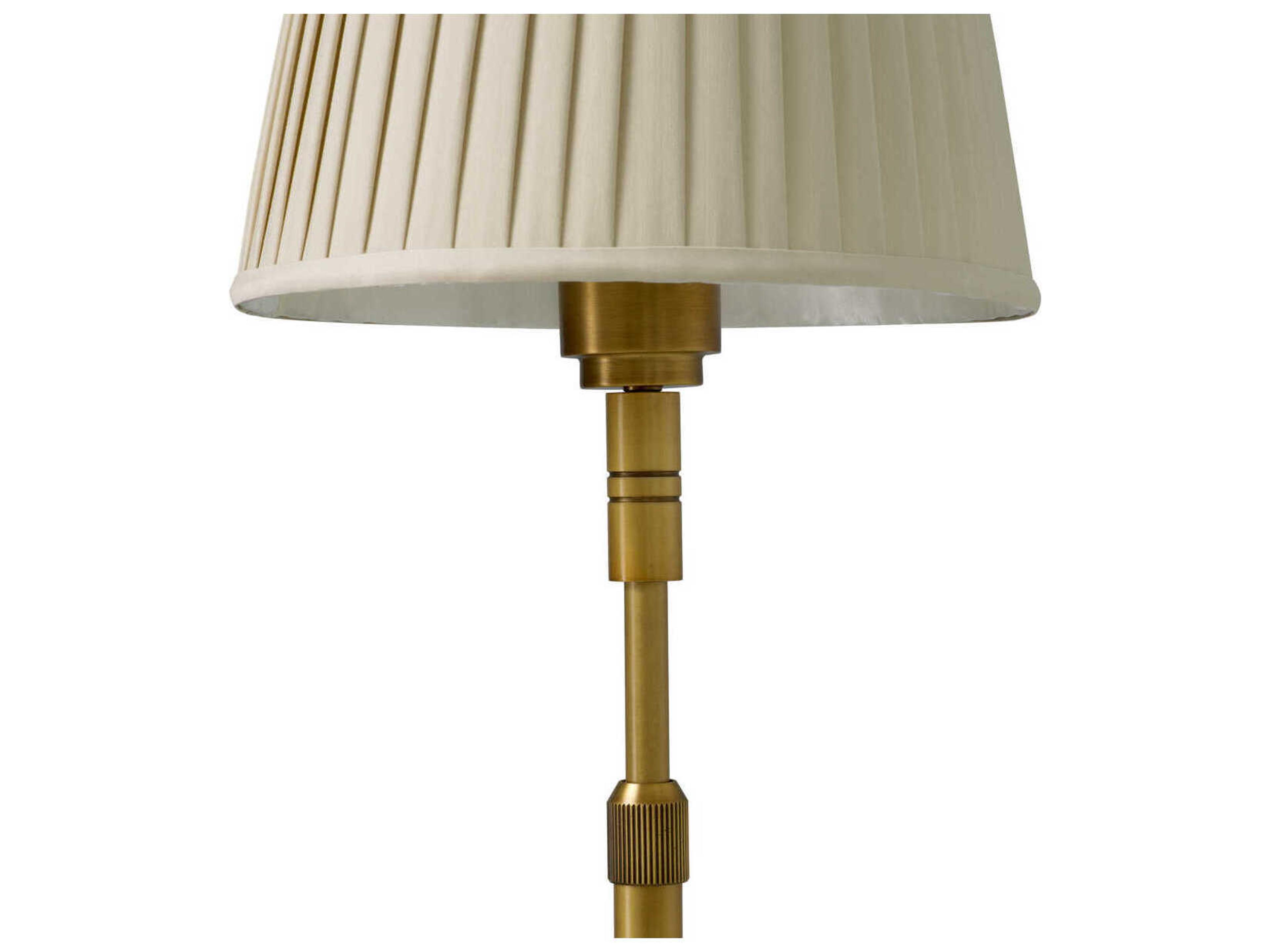 Eichholtz Tryon Brushed Brass Traditional Floor Lamp