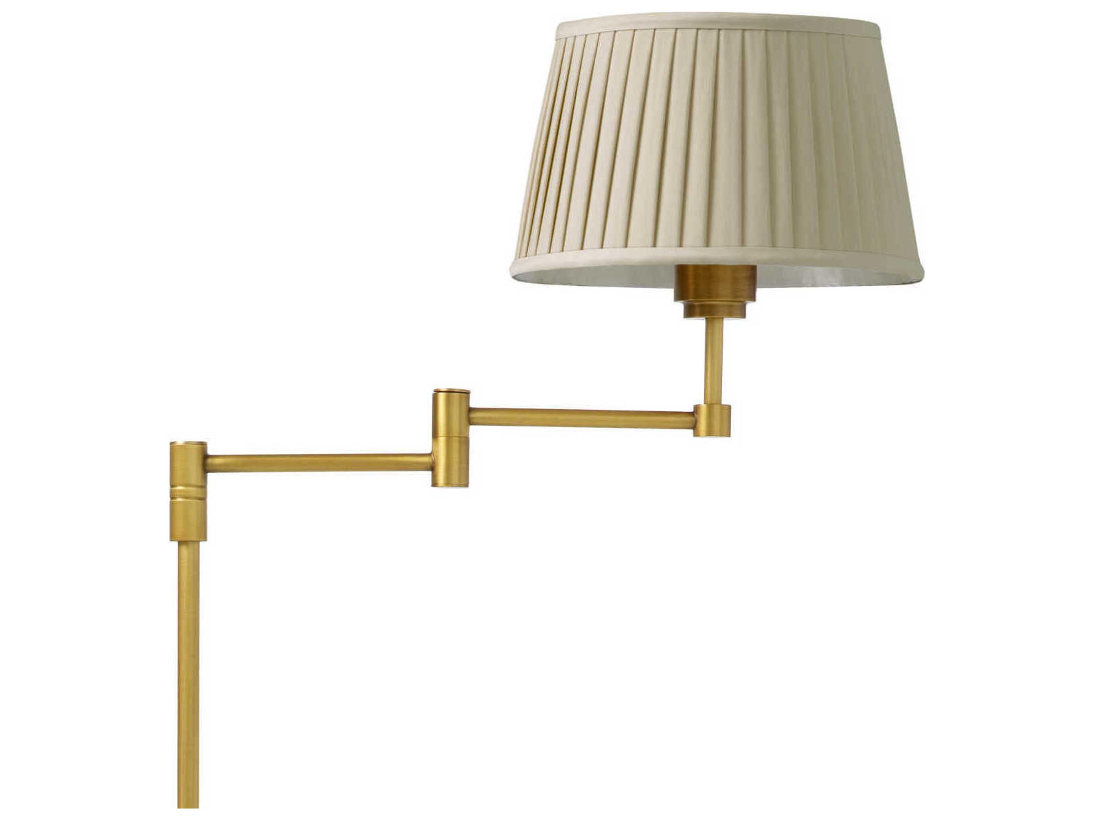 Eichholtz Corbin Brushed Brass Traditional Floor Lamp