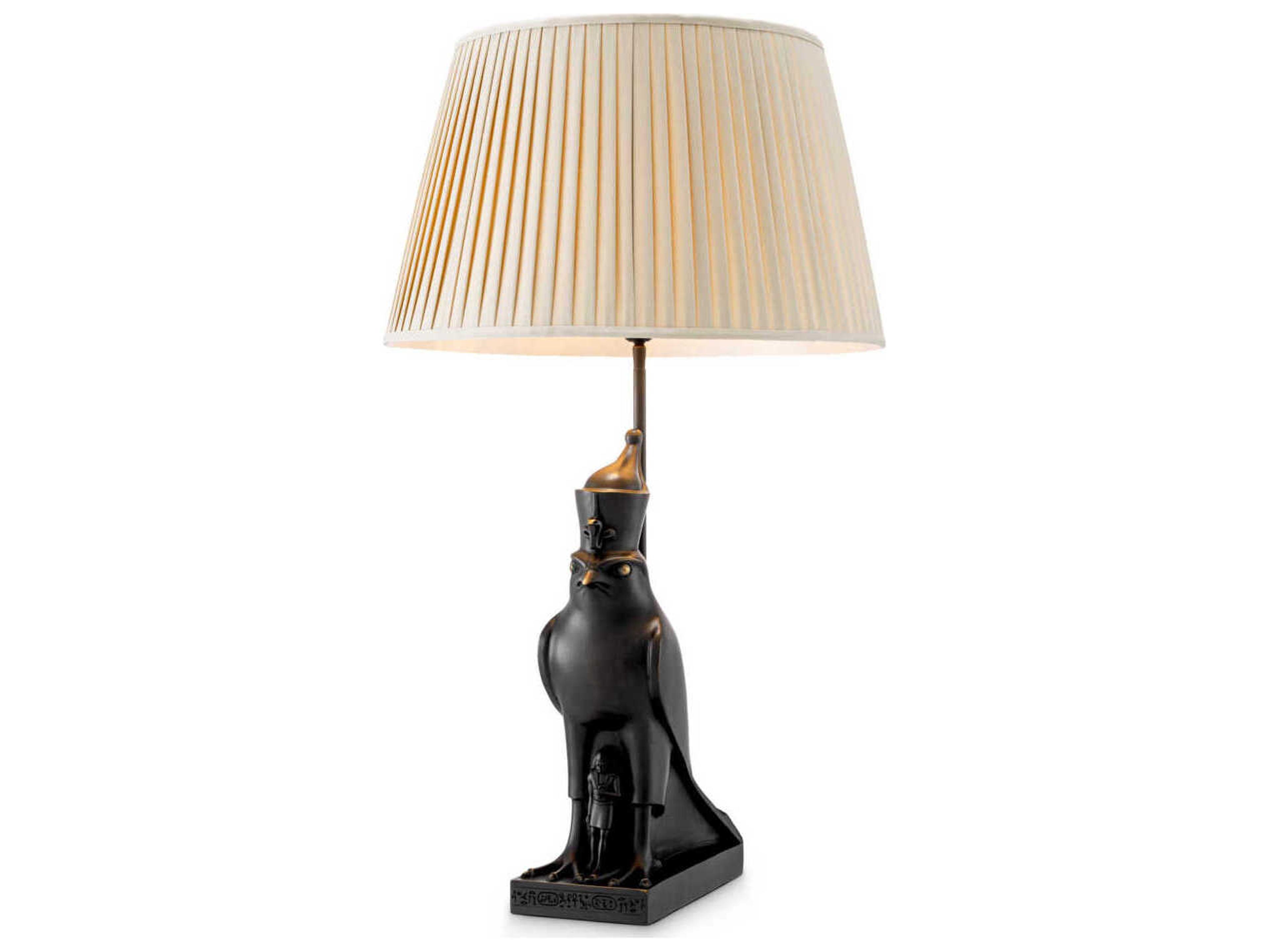 Horus Copper Bronze Traditional Table Lamp