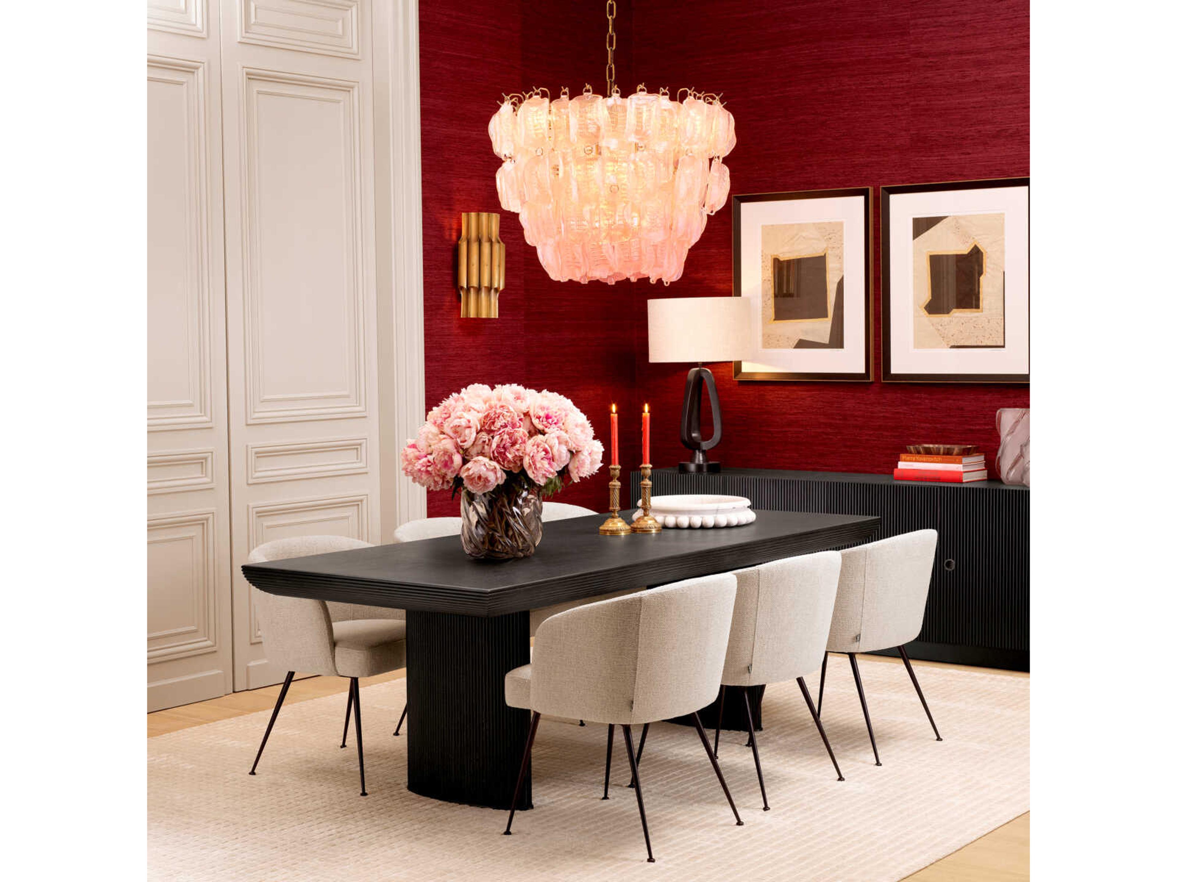 Eichholtz Winston Oak Wood Dining Room Set