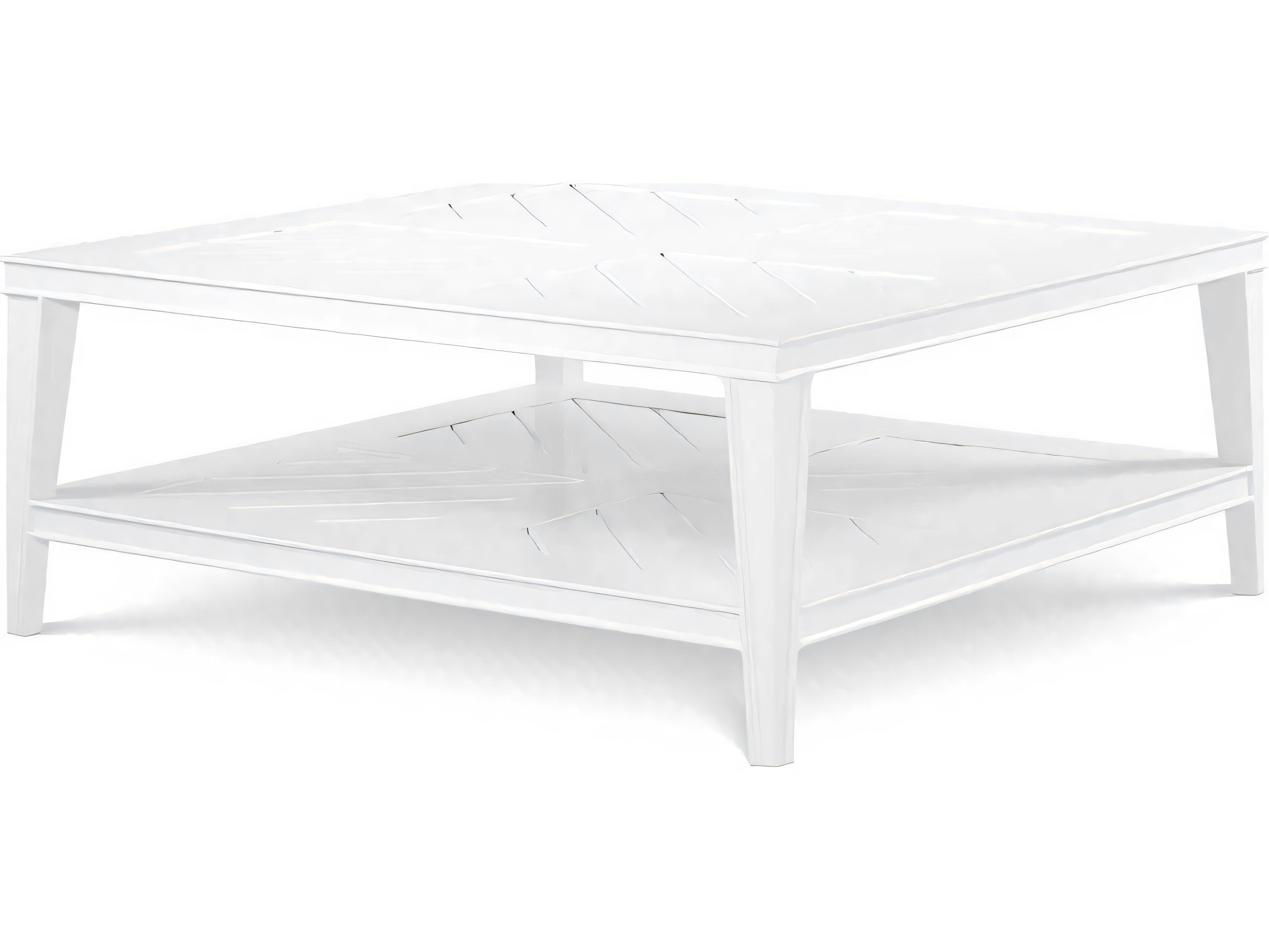 White Finish Coffee Table