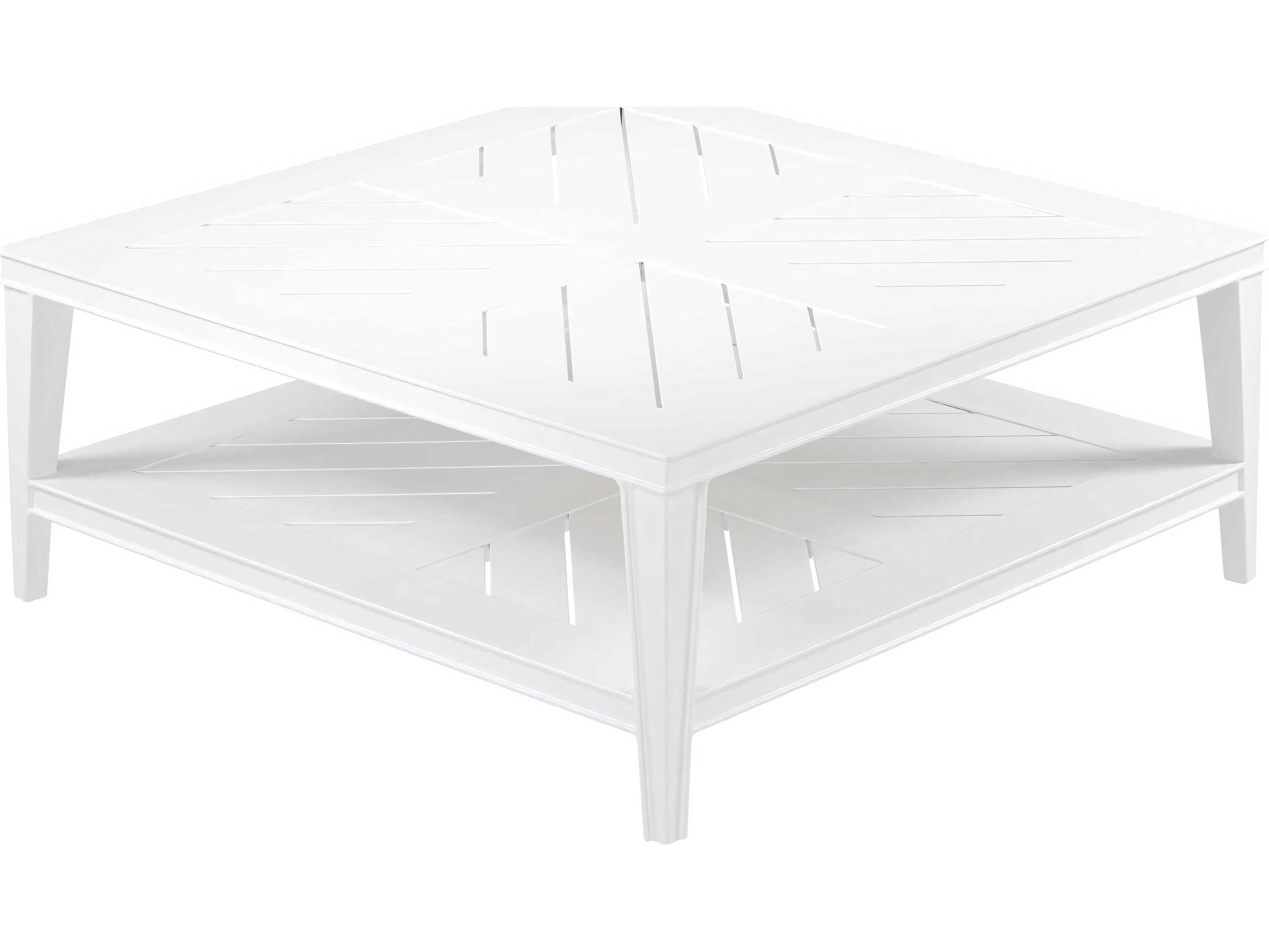 Eichholtz Outdoor White Finish Coffee Table