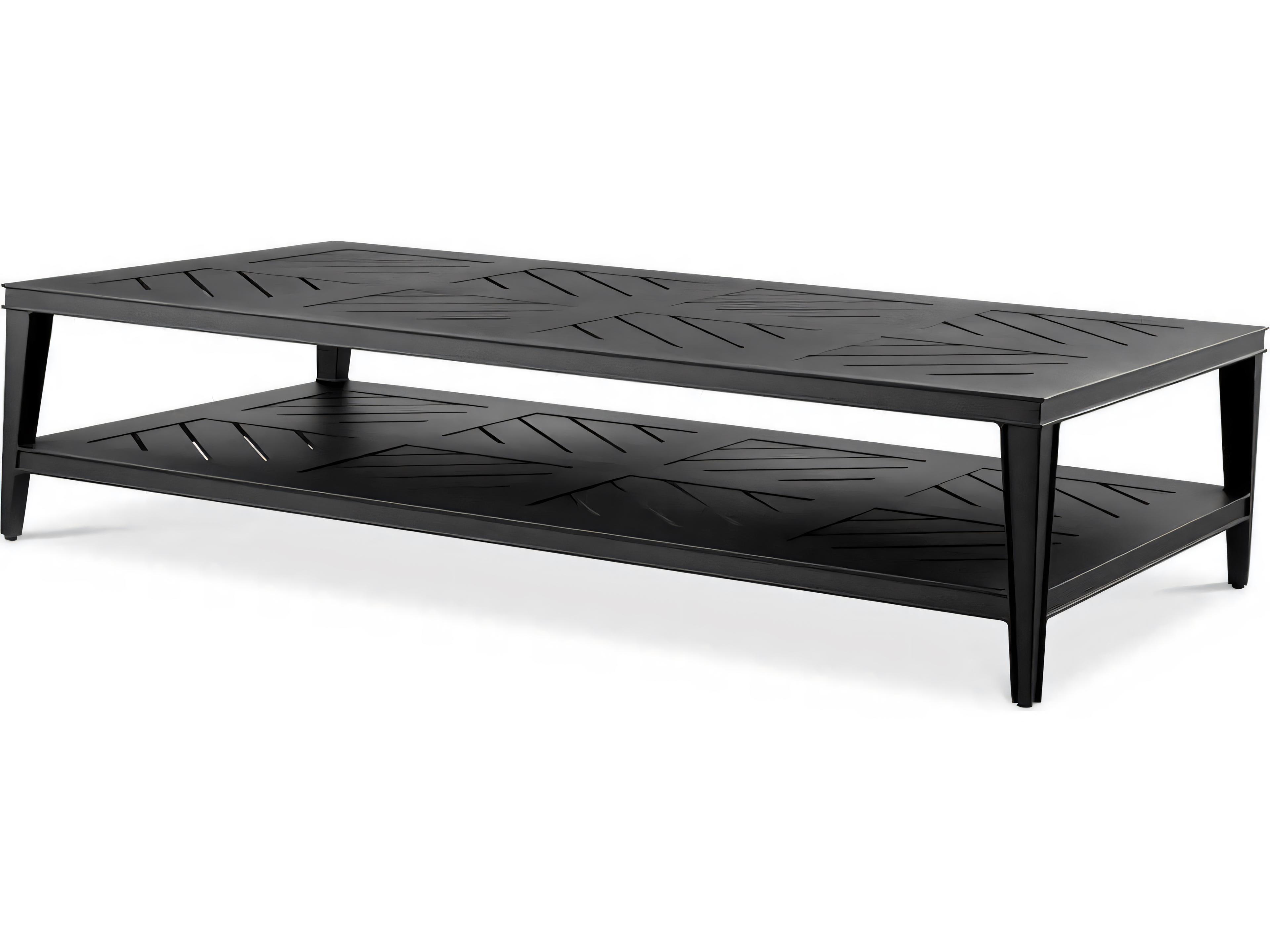 Black Finish Coffee Table