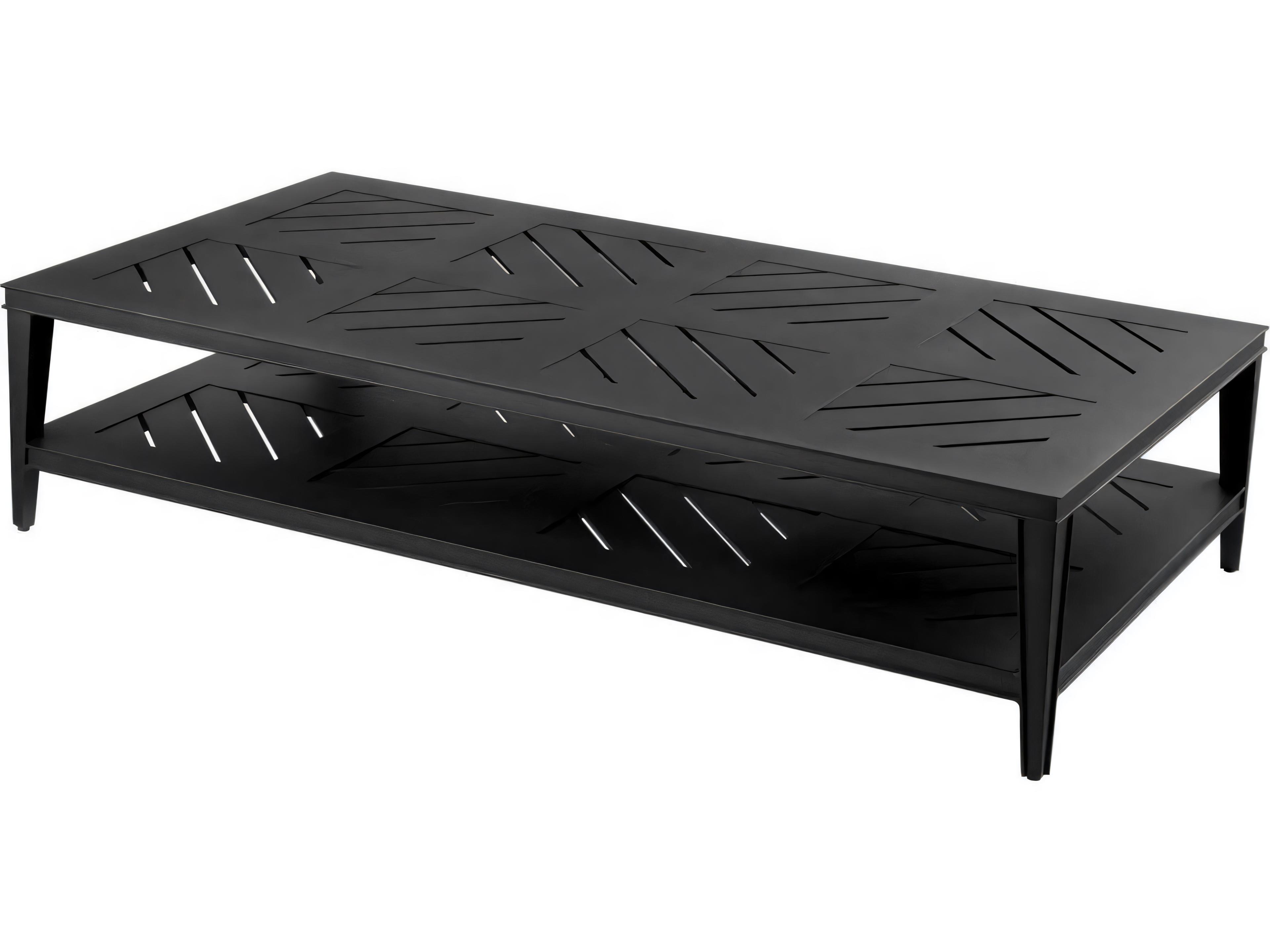 Eichholtz Outdoor Black Finish Coffee Table