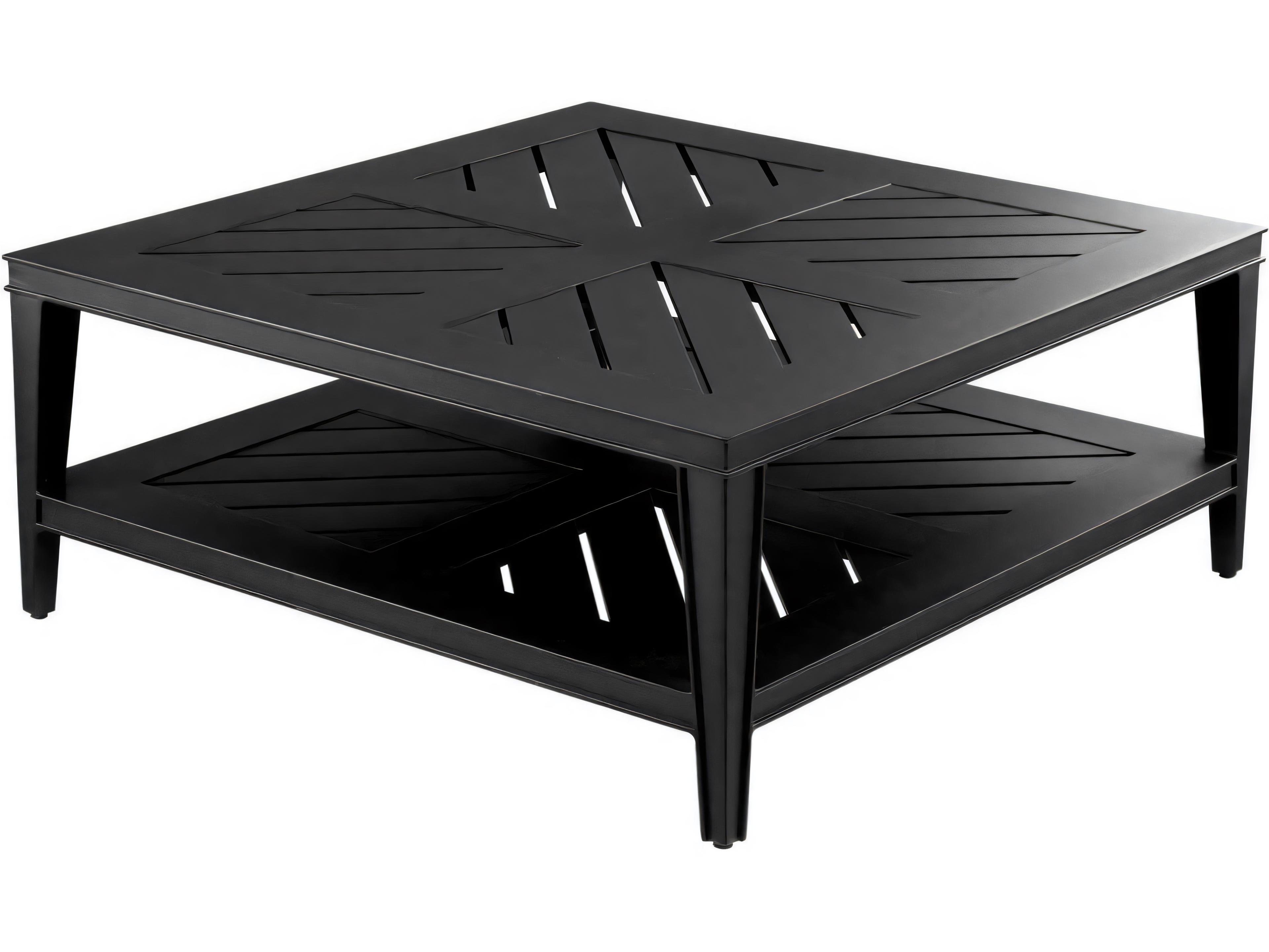 Eichholtz Outdoor Black Finish Coffee Table