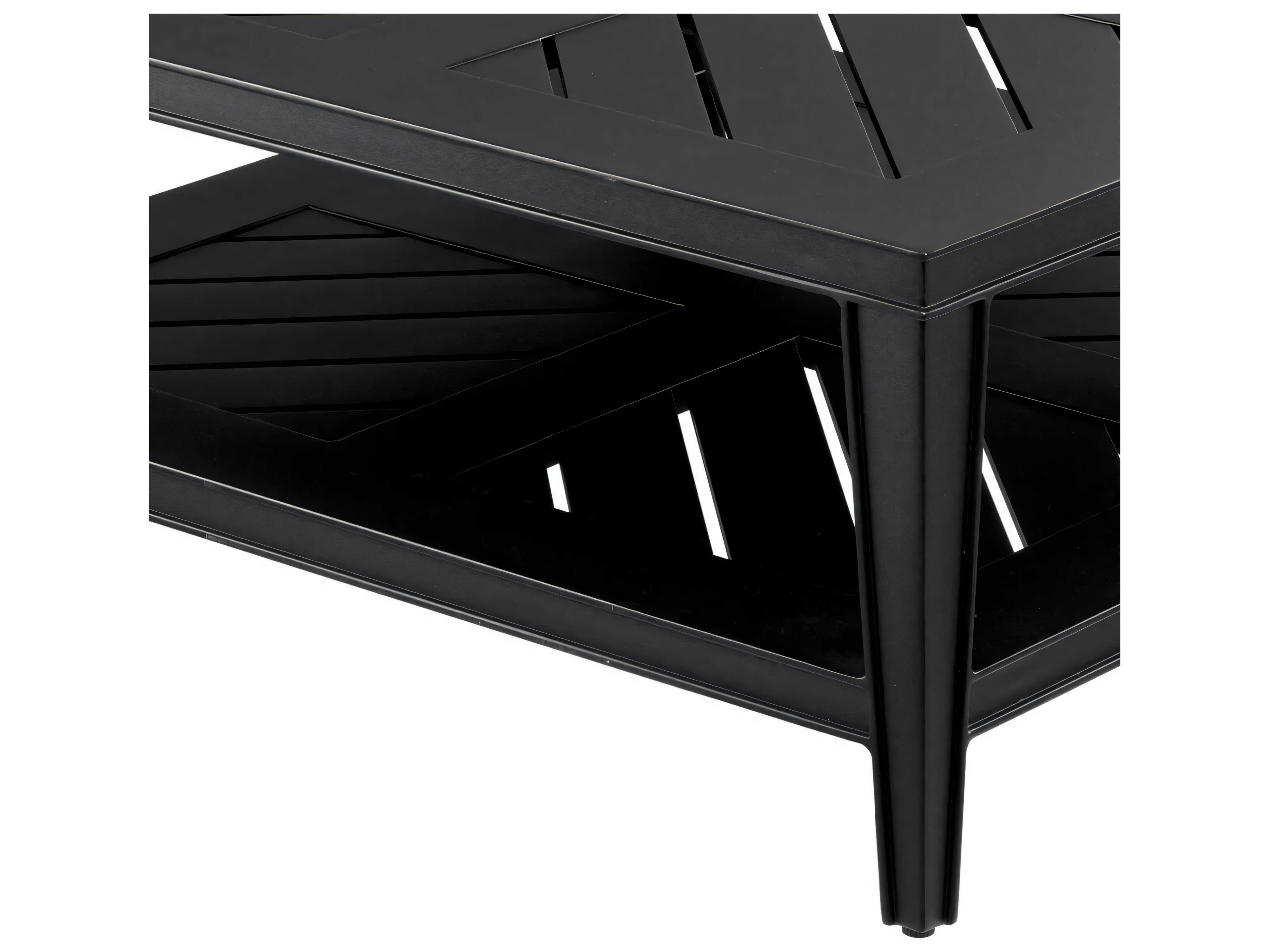 Eichholtz Outdoor Black Finish Coffee Table