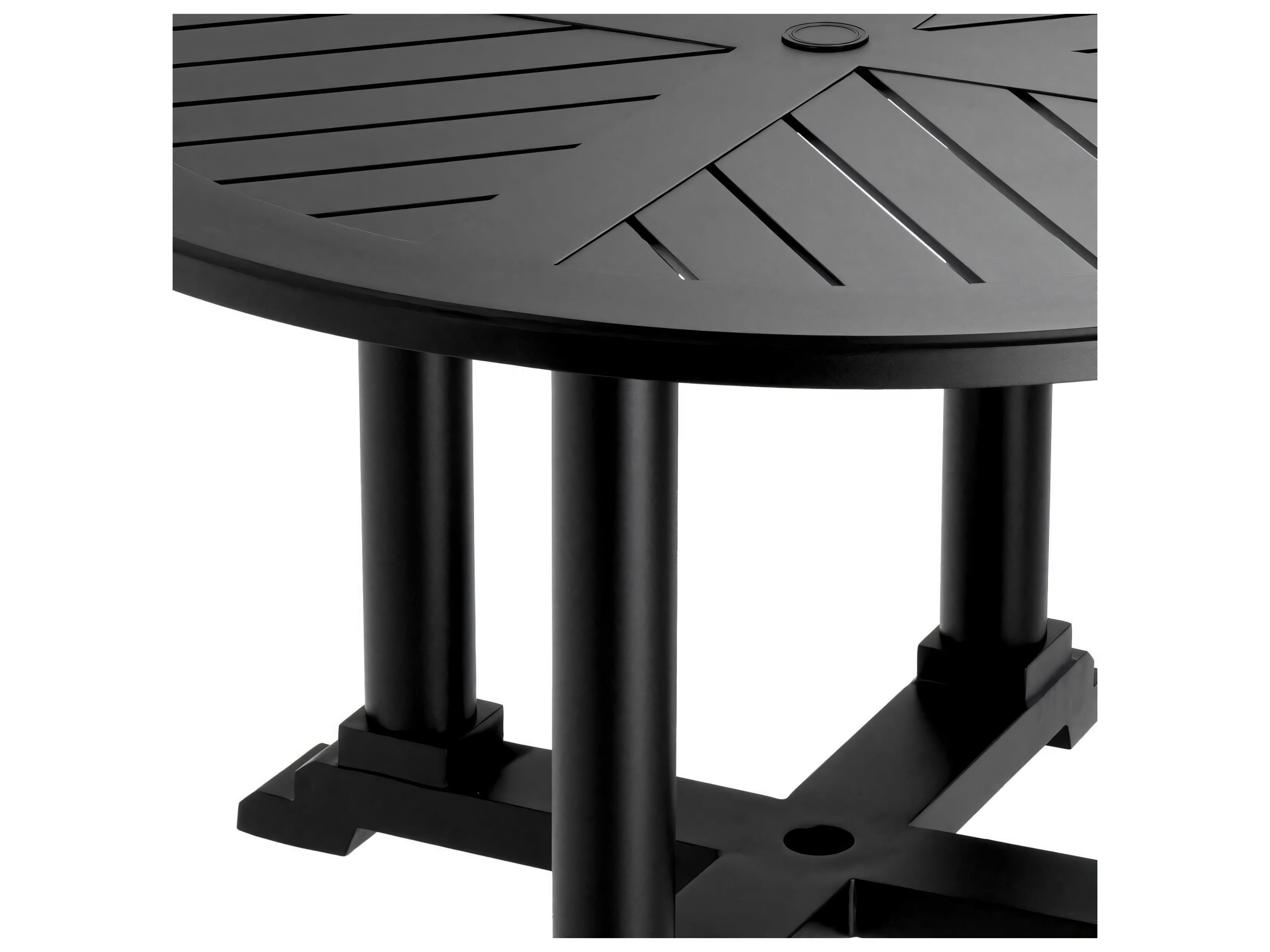 Eichholtz Outdoor Black Finish Dining Table