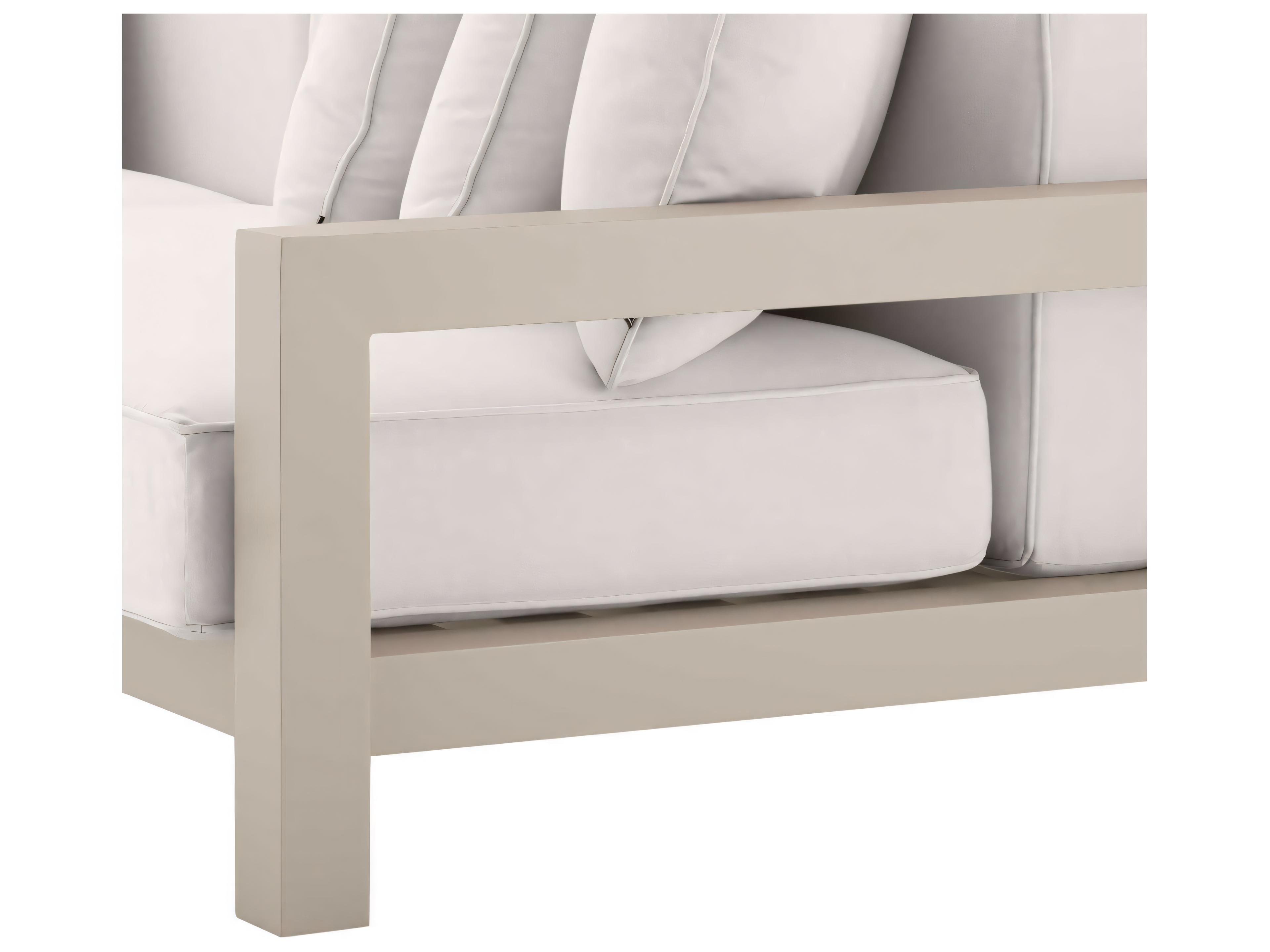 Eichholtz Outdoor Sand Finish Sunbrella Canvas Sofa