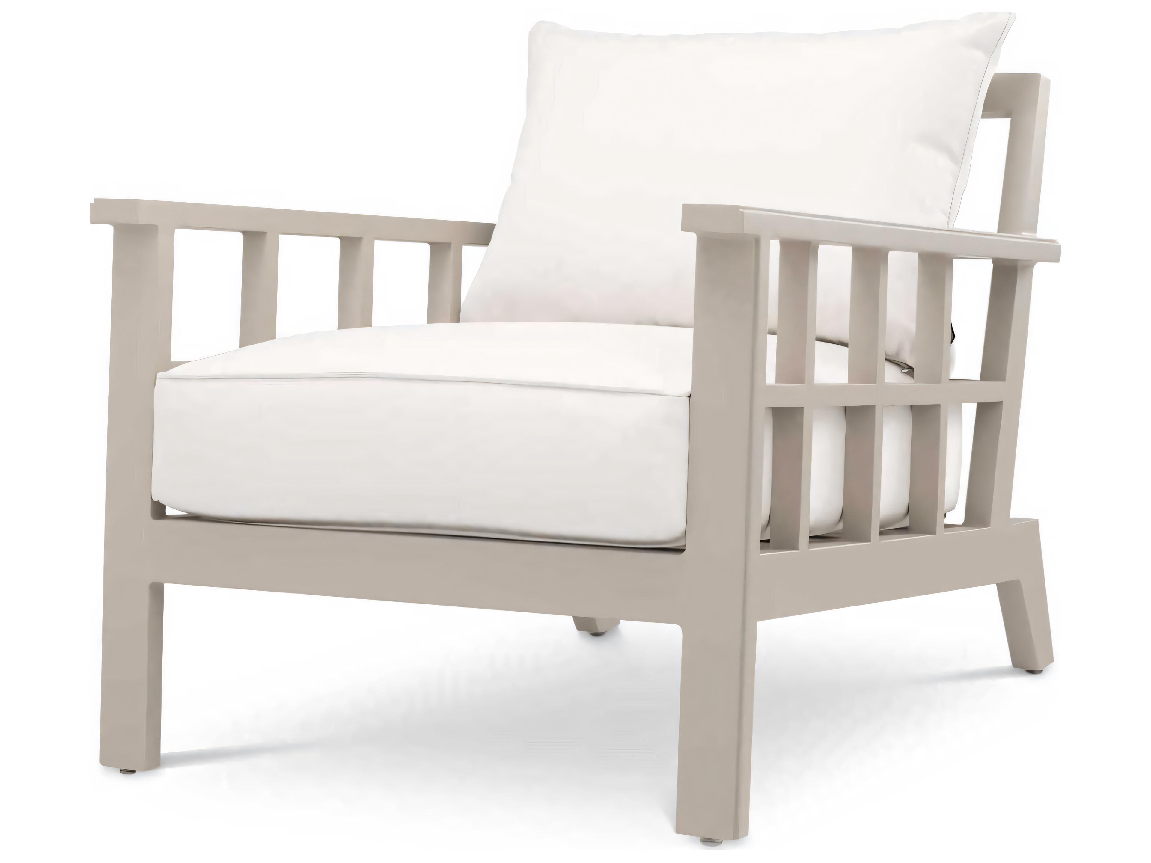 Eichholtz Outdoor Sand Finish Sunbrella Canvas Lounge Chair