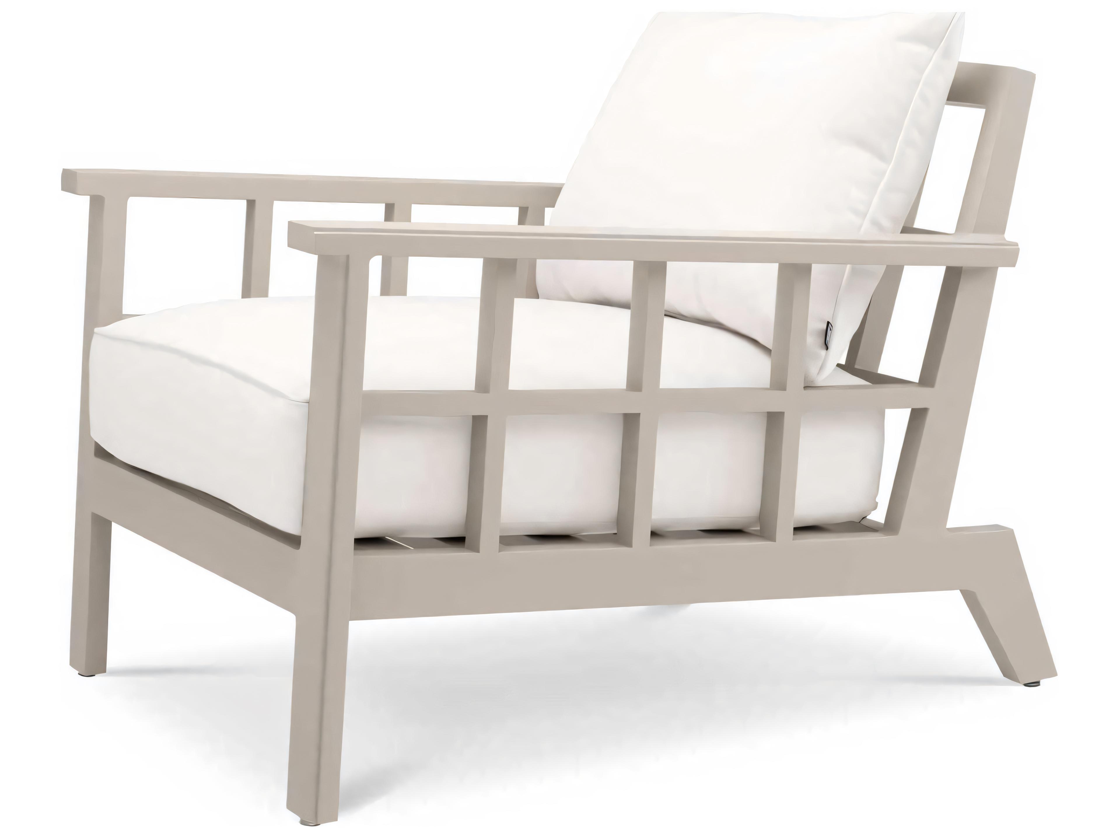 Eichholtz Outdoor Sand Finish Sunbrella Canvas Lounge Chair