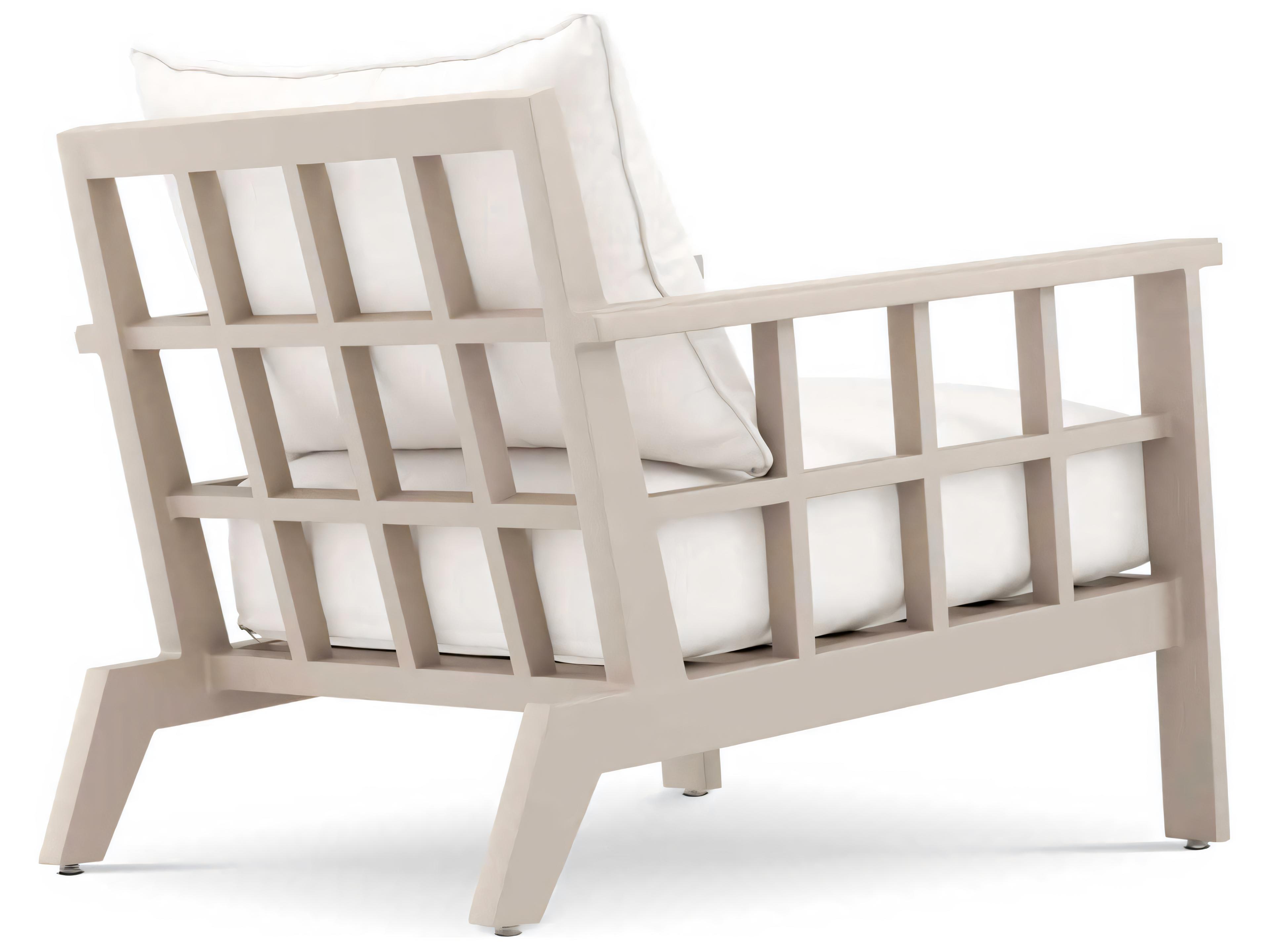 Eichholtz Outdoor Sand Finish Sunbrella Canvas Lounge Chair