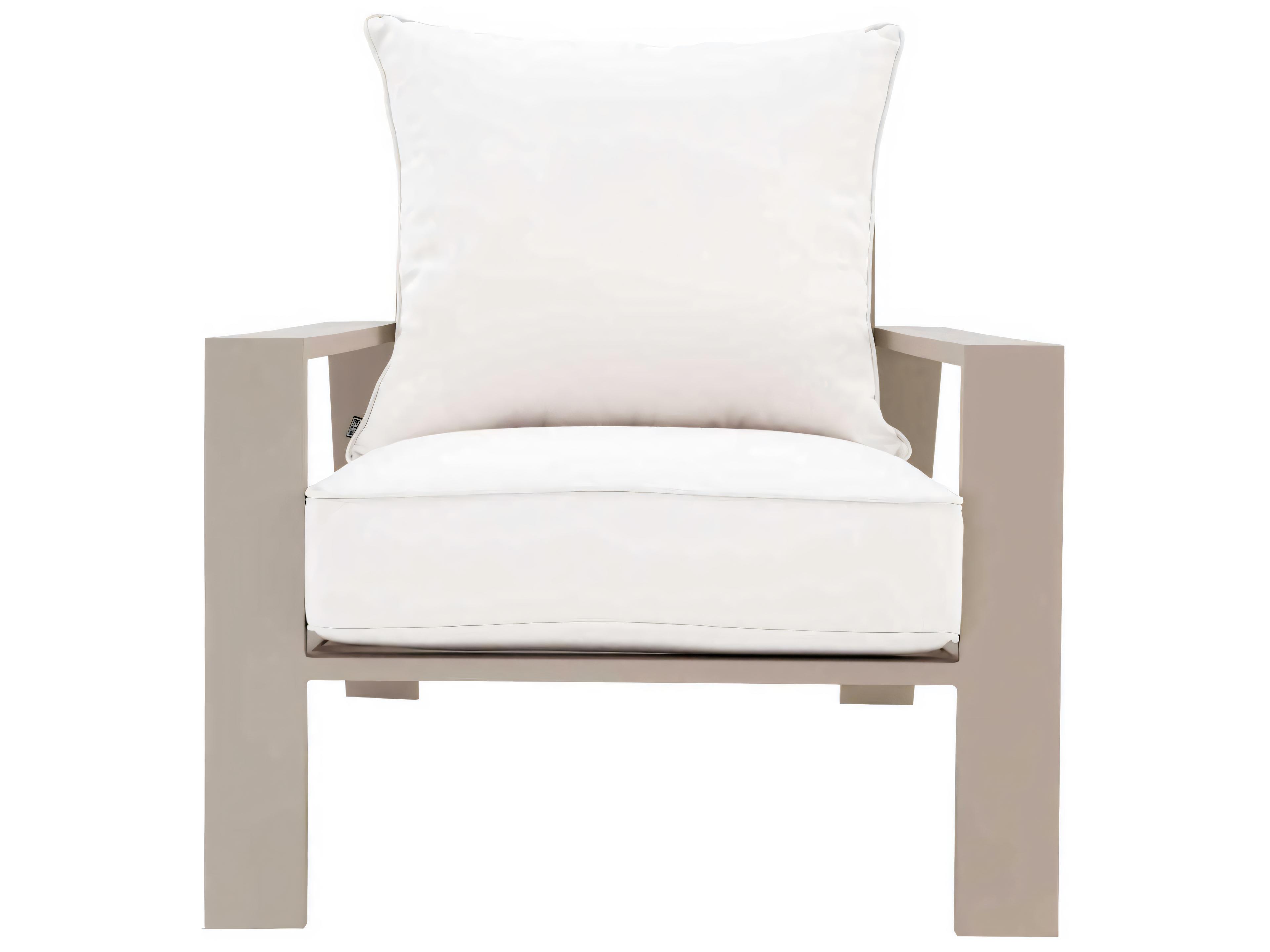 Eichholtz Outdoor Sand Finish Sunbrella Canvas Lounge Chair