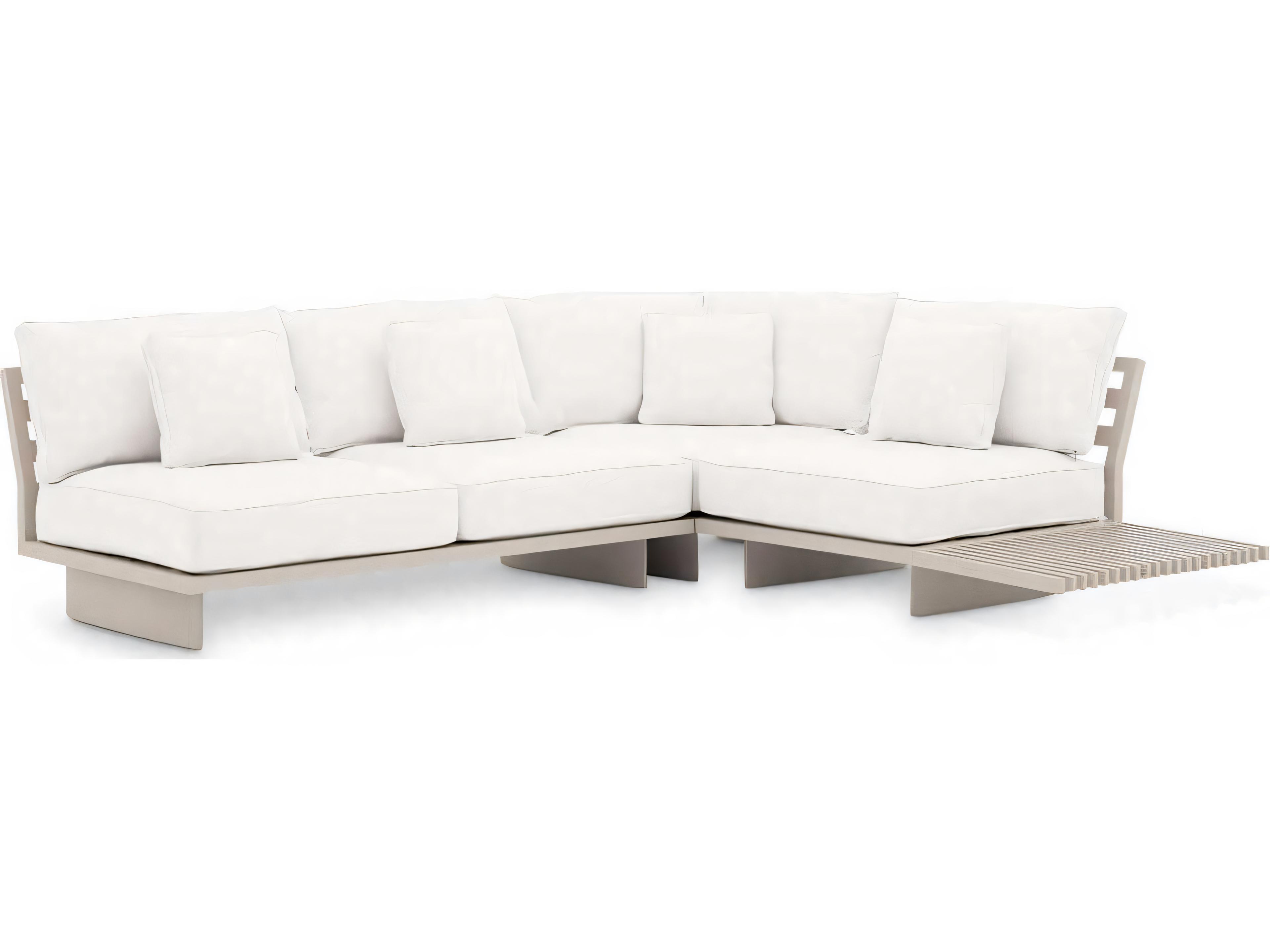 Sand Finish Sunbrella Canvas Sofa