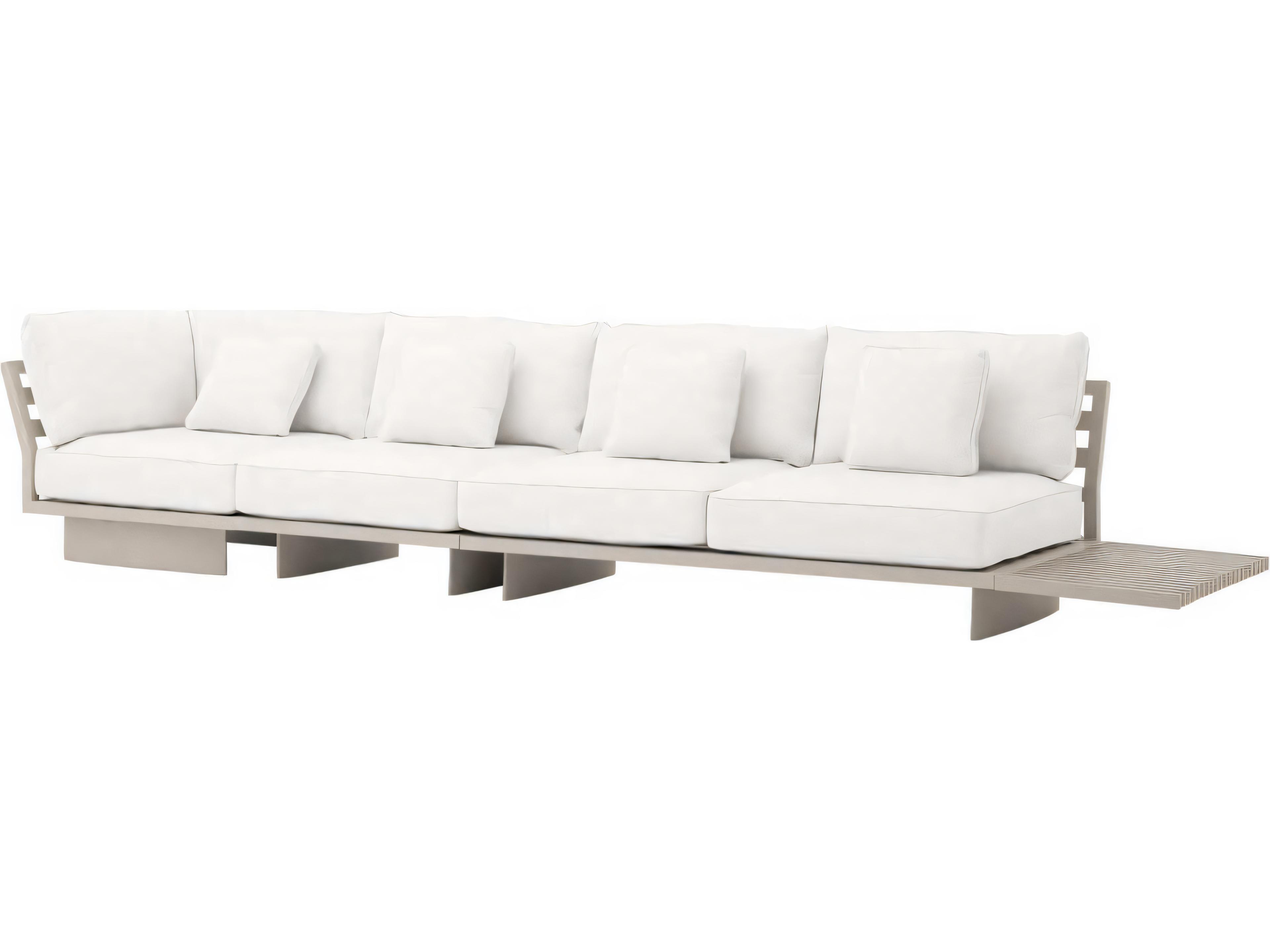 Eichholtz Outdoor Sand Finish Sunbrella Canvas Sofa