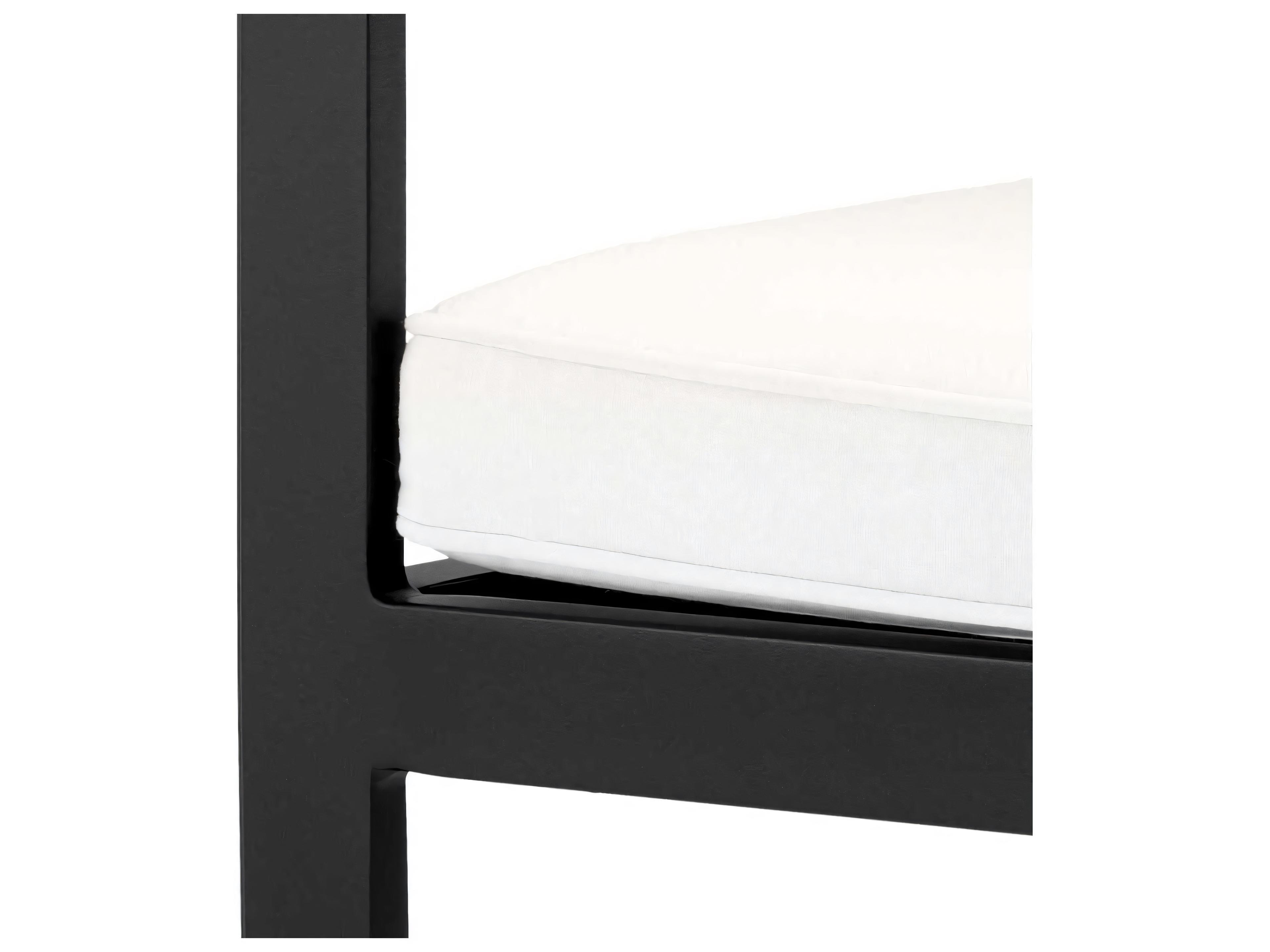 Eichholtz Outdoor Black Finish Sunbrella Canvas Dining Chair