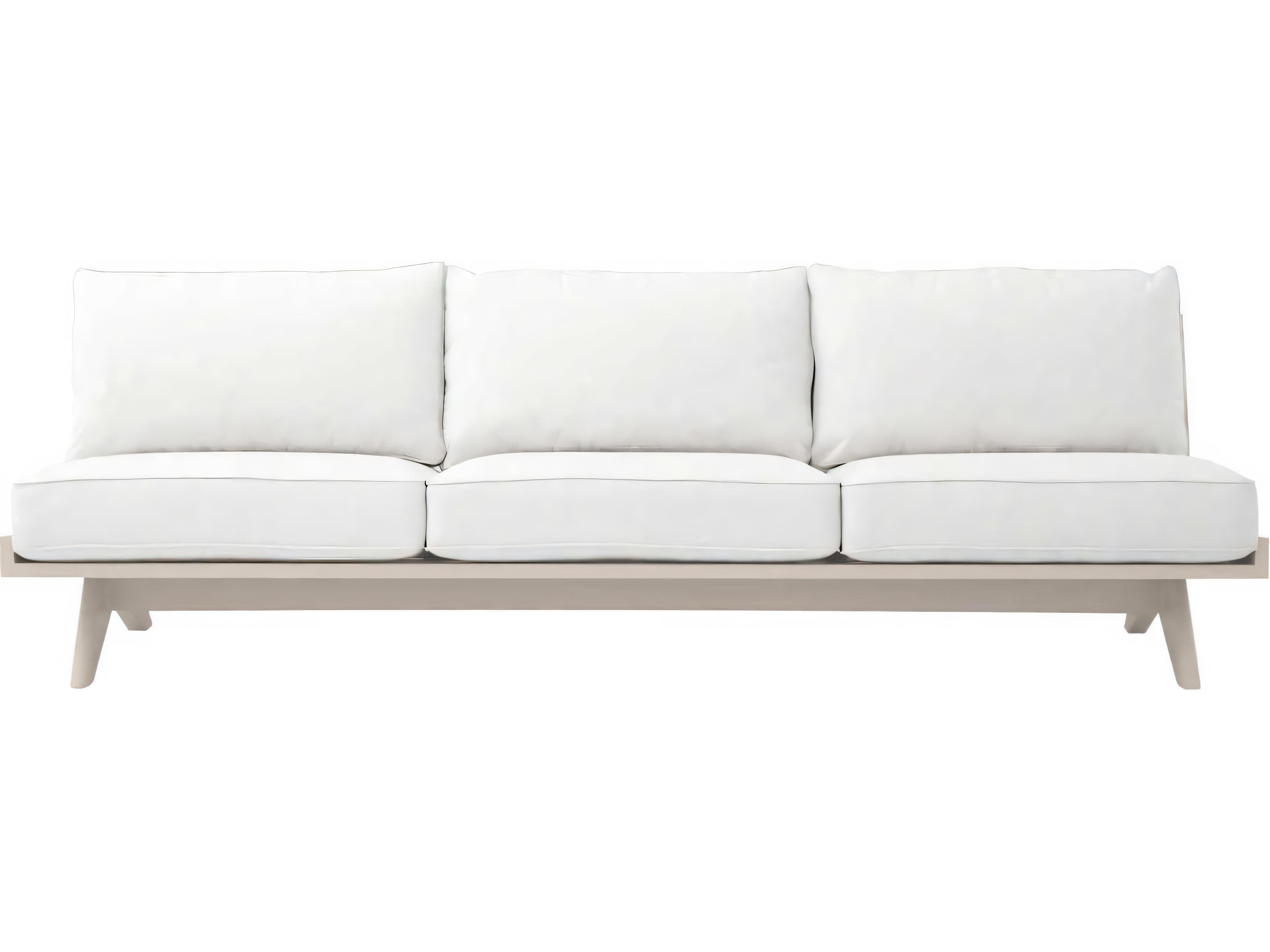 Eichholtz Outdoor Sand Finish Sunbrella Canvas Sofa